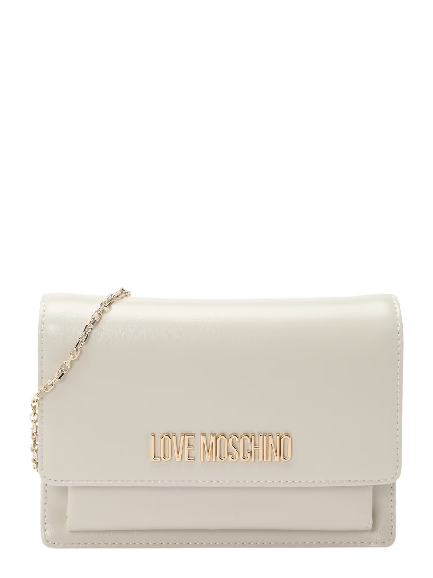 Love Moschino Torba za čez ramo slonovina / zlata - Pepit.si