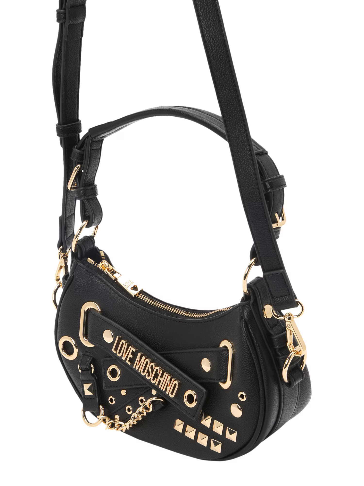 Love Moschino Torba za čez ramo 'STARRYNIGHT' črna - Pepit.si