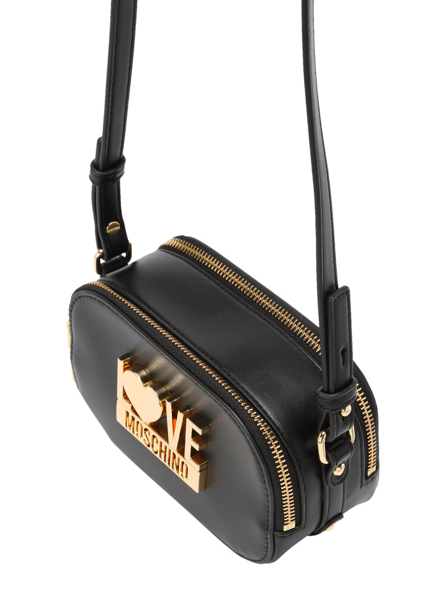 Love Moschino Torba za čez ramo 'WANDERLUST' črna - Pepit.si