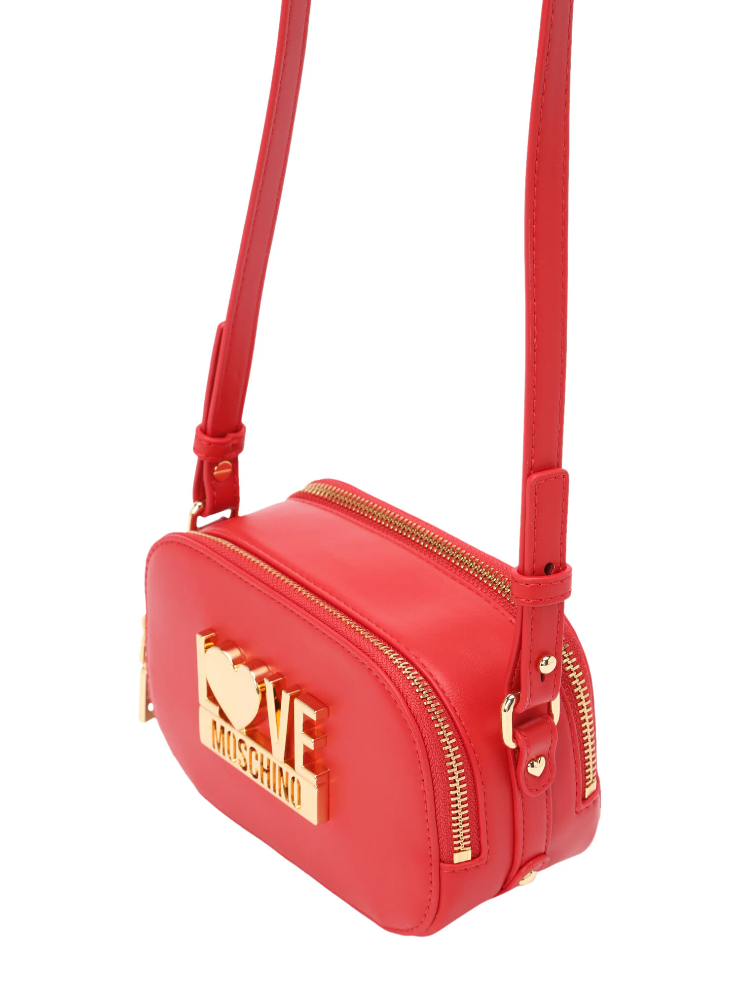 Love Moschino Torba za čez ramo 'WANDERLUST' zlata / rdeča - Pepit.si