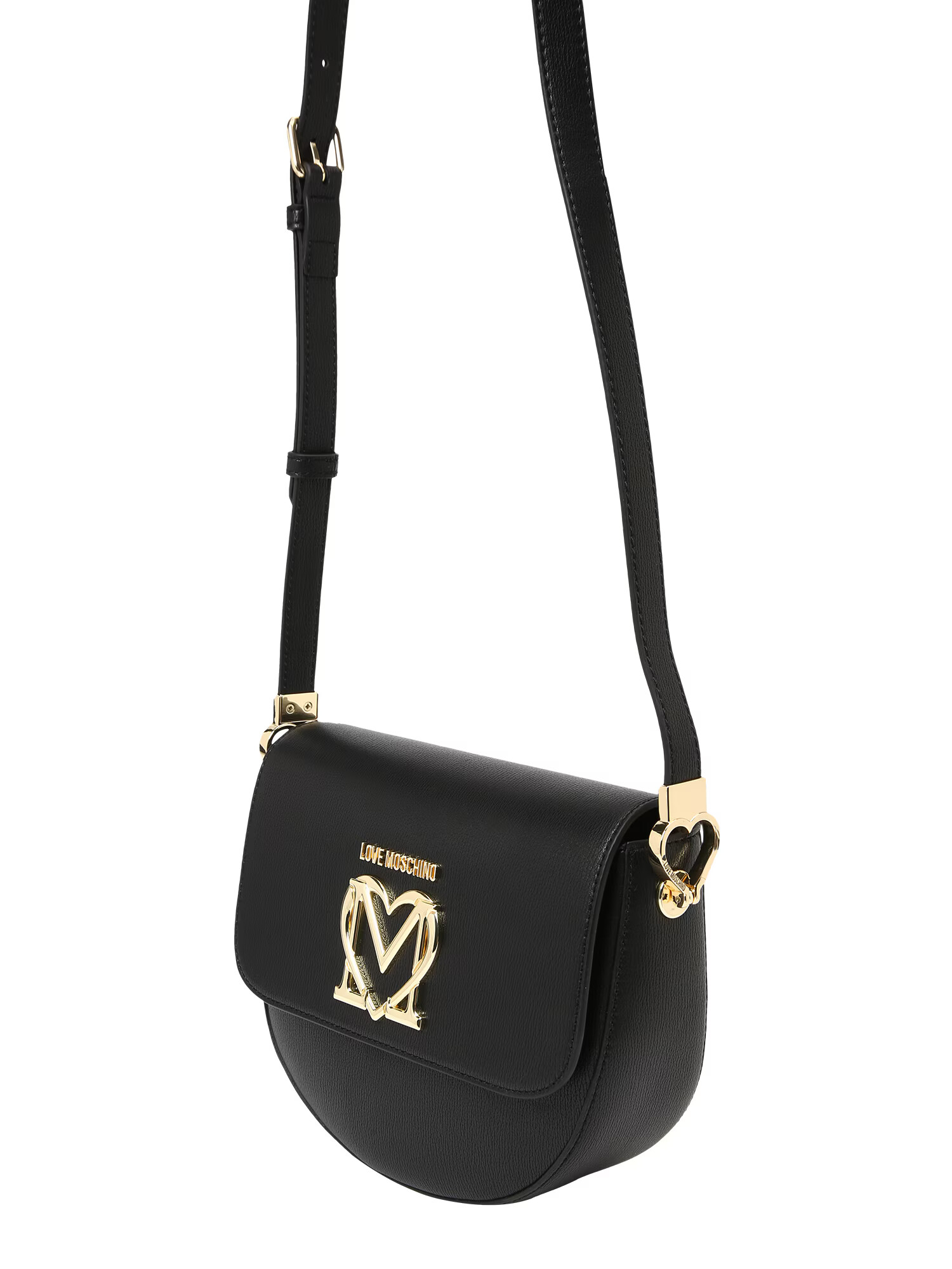 Love Moschino Torba za čez ramo zlata / črna - Pepit.si