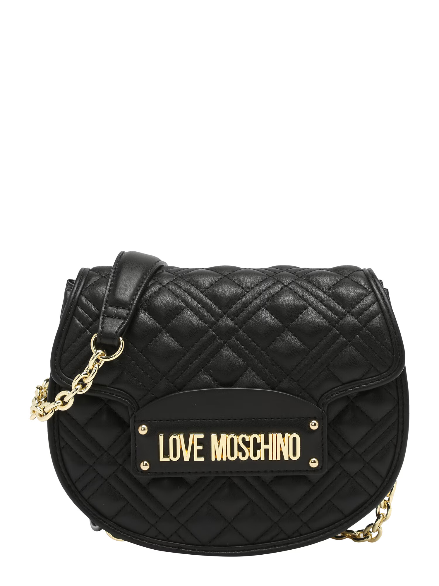 Love Moschino Torba za čez ramo zlata / črna - Pepit.si