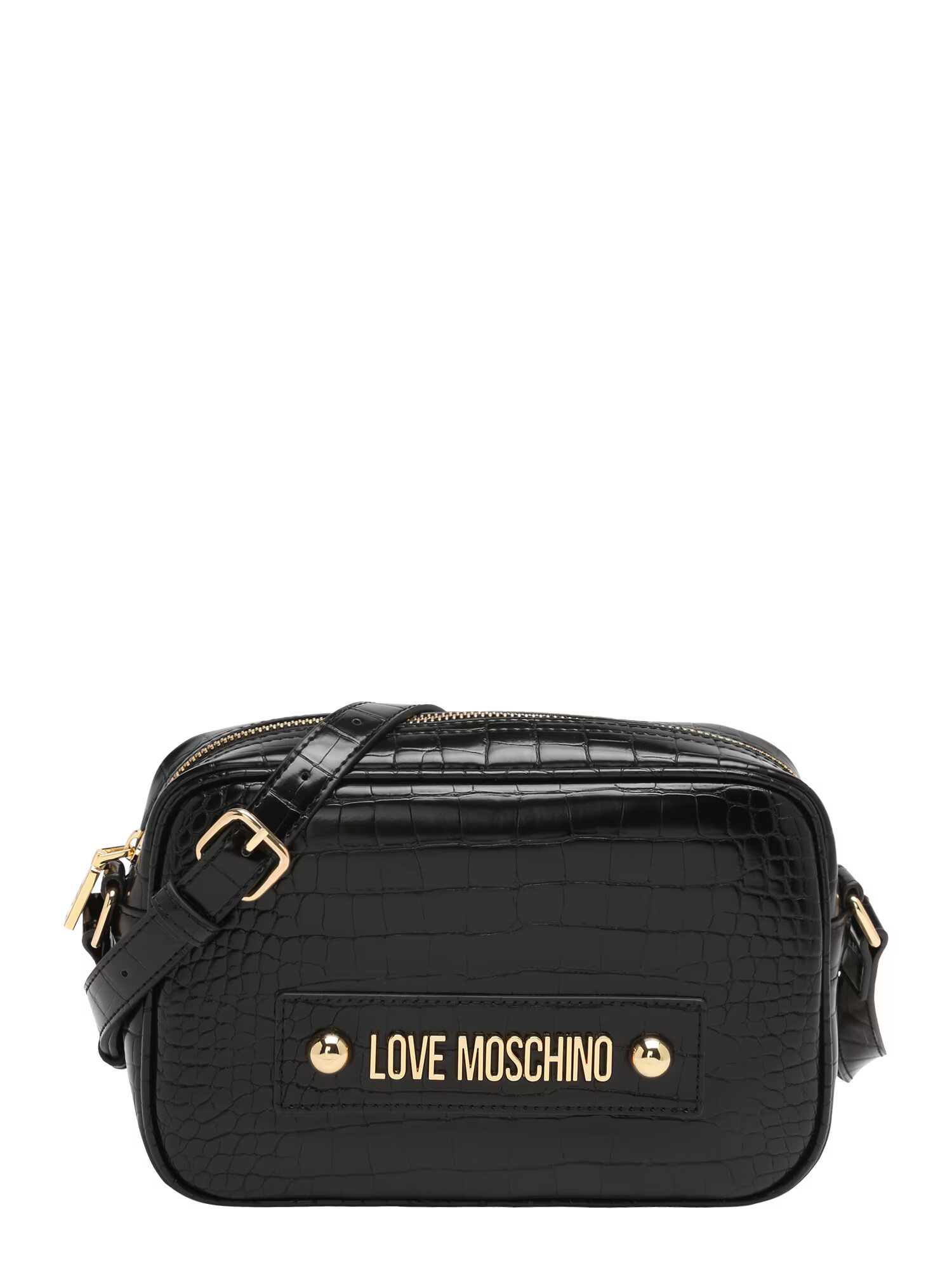 Love Moschino Torba za čez ramo zlata / črna - Pepit.si