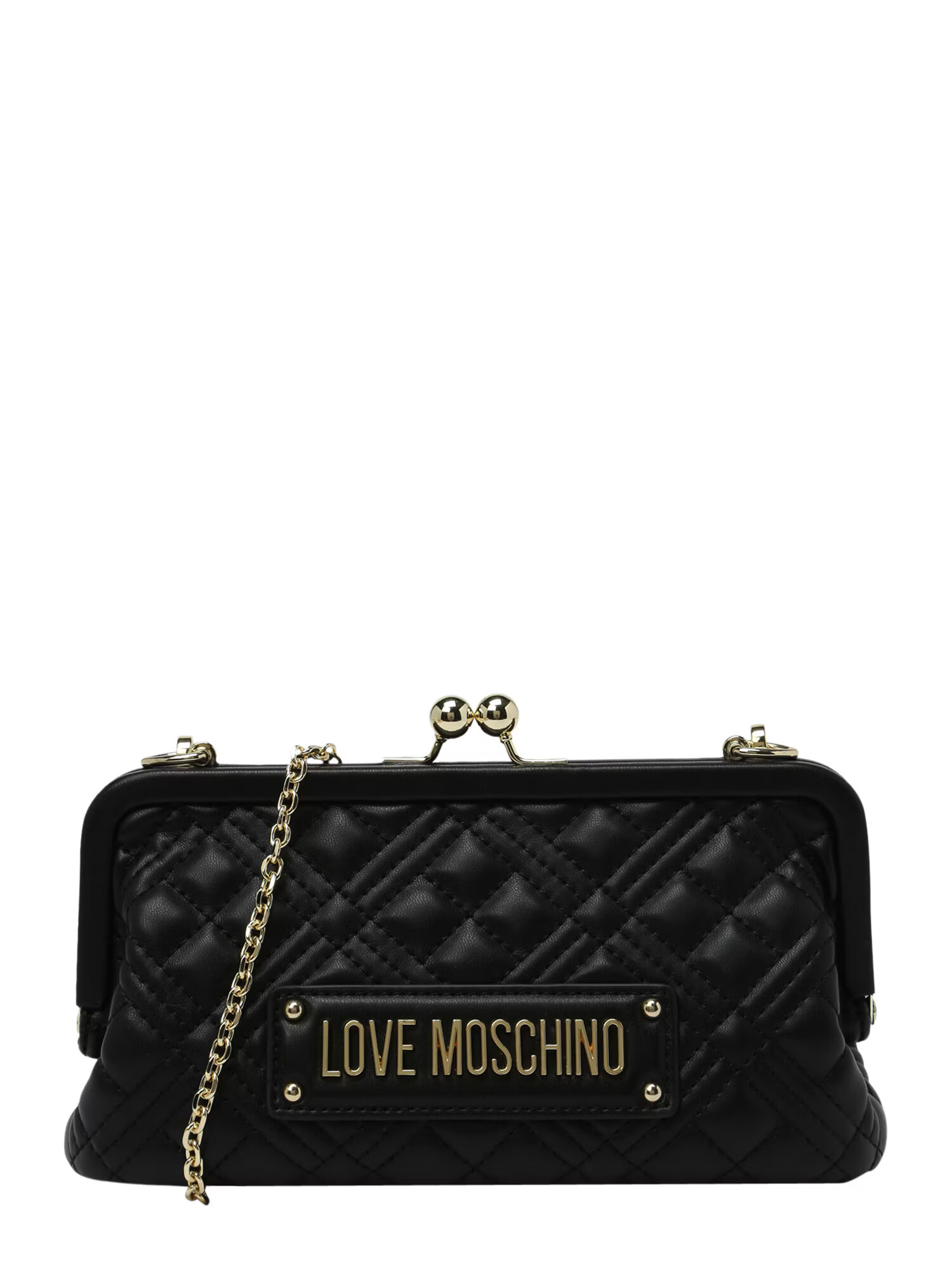 Love Moschino Torba za čez ramo zlata / črna - Pepit.si