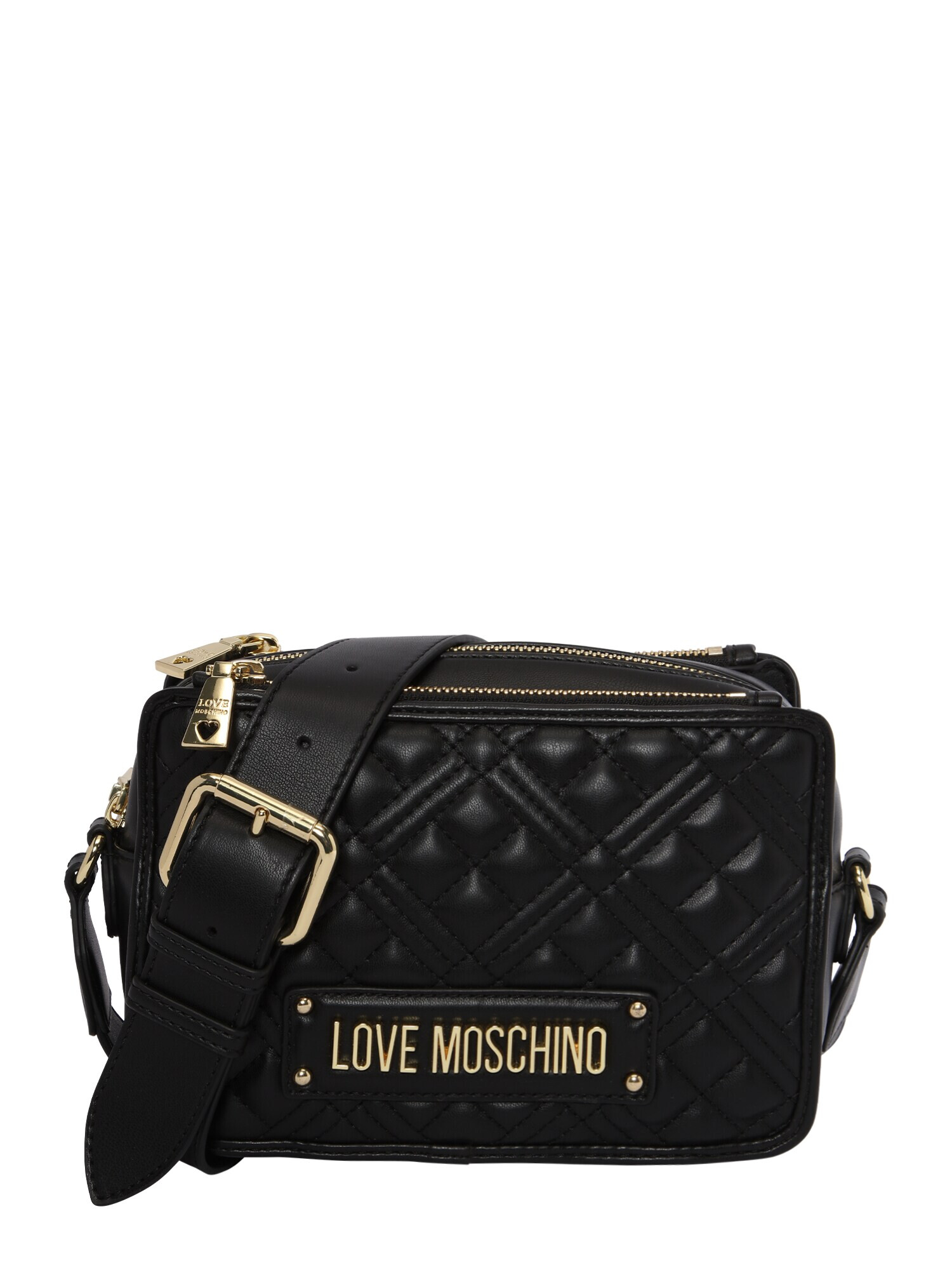 Love Moschino Torba za čez ramo zlata / črna - Pepit.si