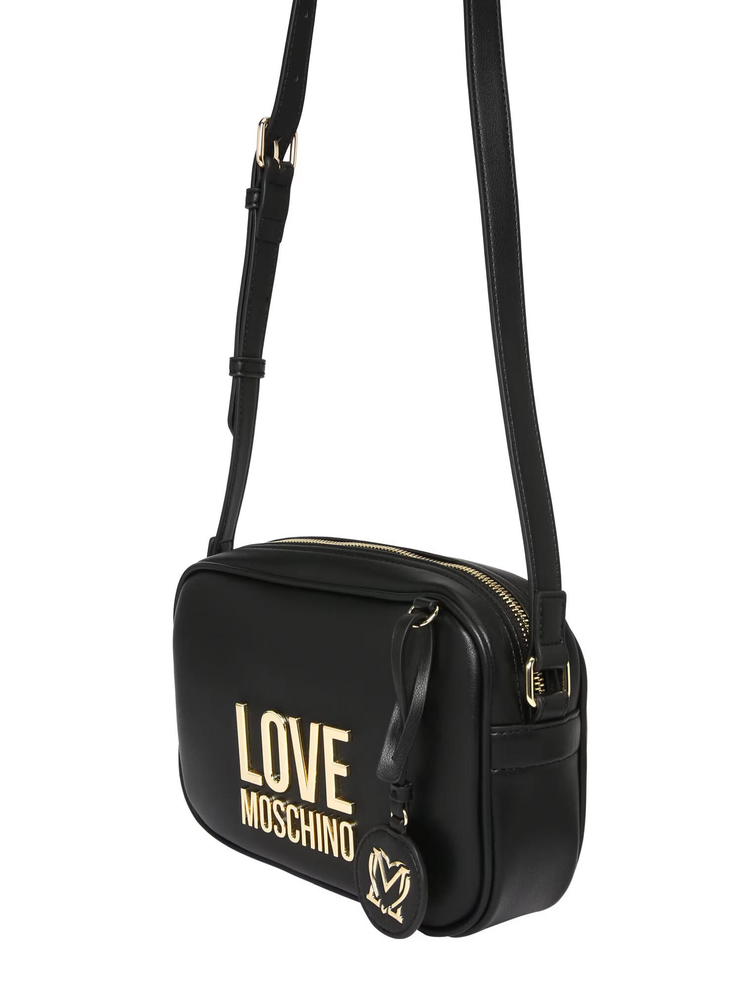 Love Moschino Torba za čez ramo zlata / črna - Pepit.si