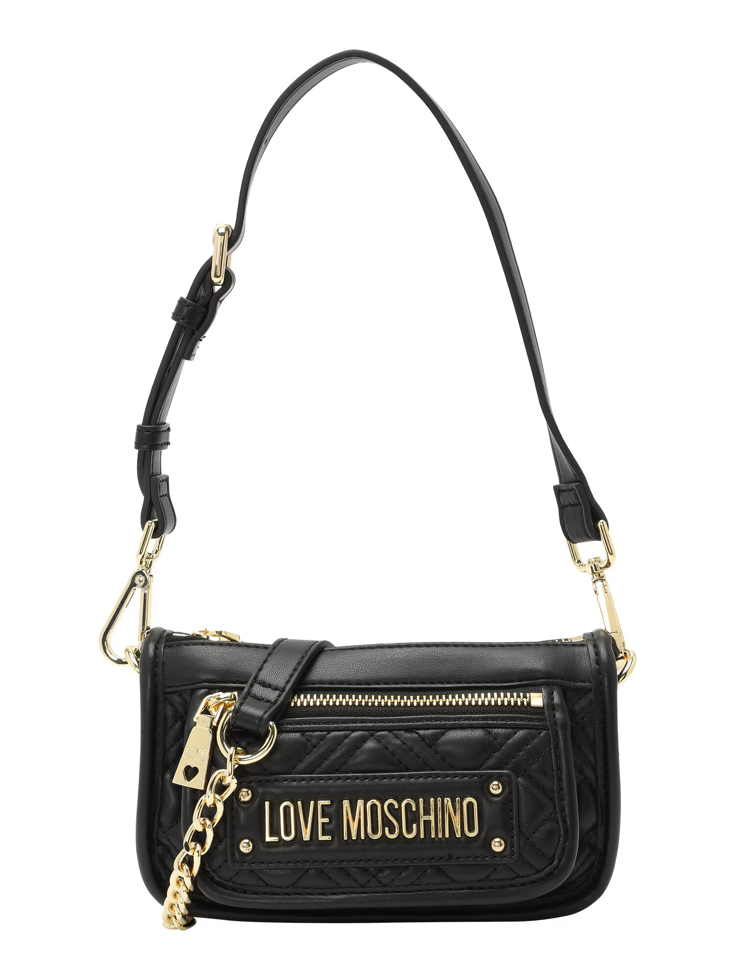 Love Moschino Torba za čez ramo zlata / črna - Pepit.si