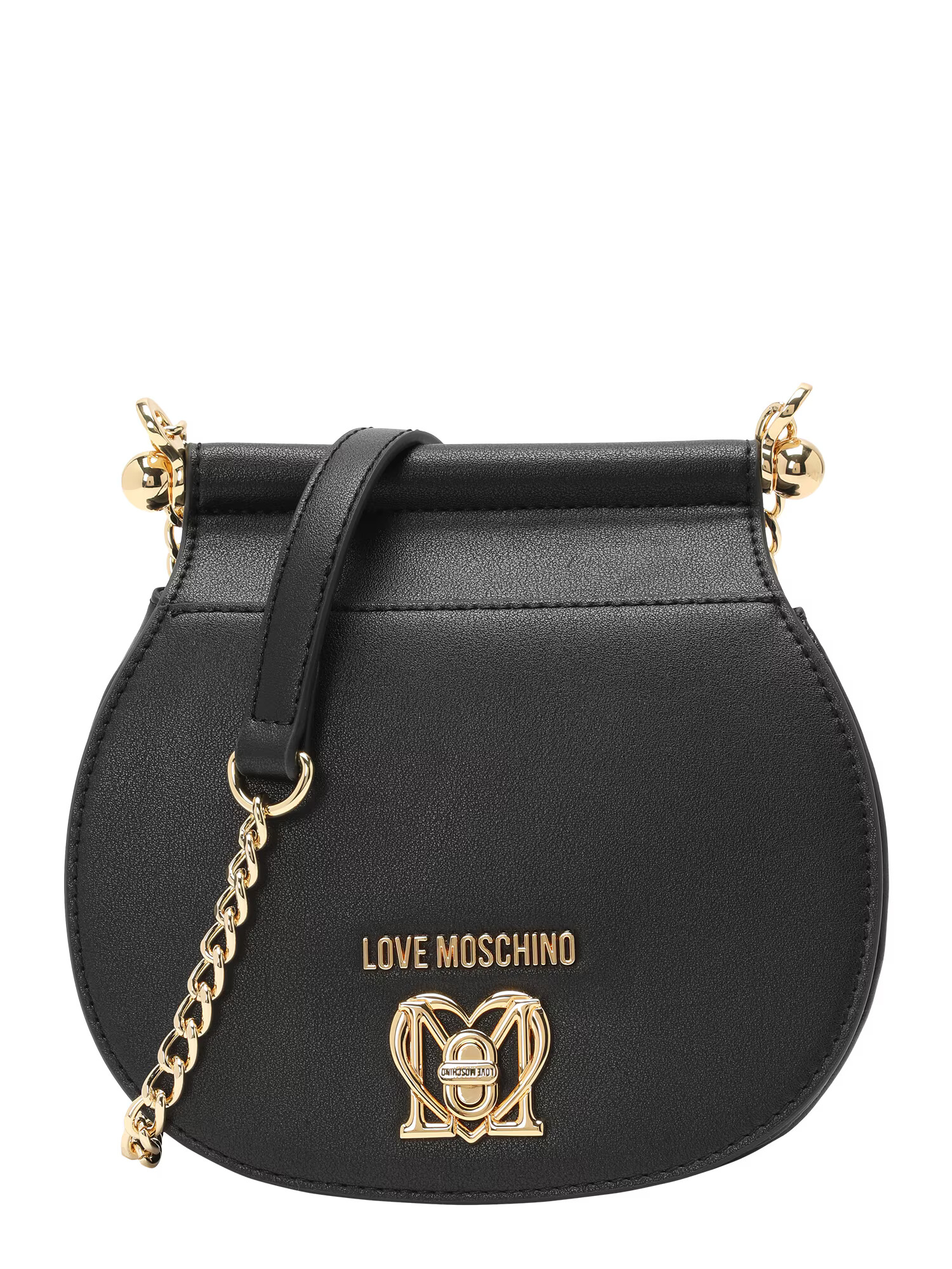 Love Moschino Torba za čez ramo zlata / črna - Pepit.si