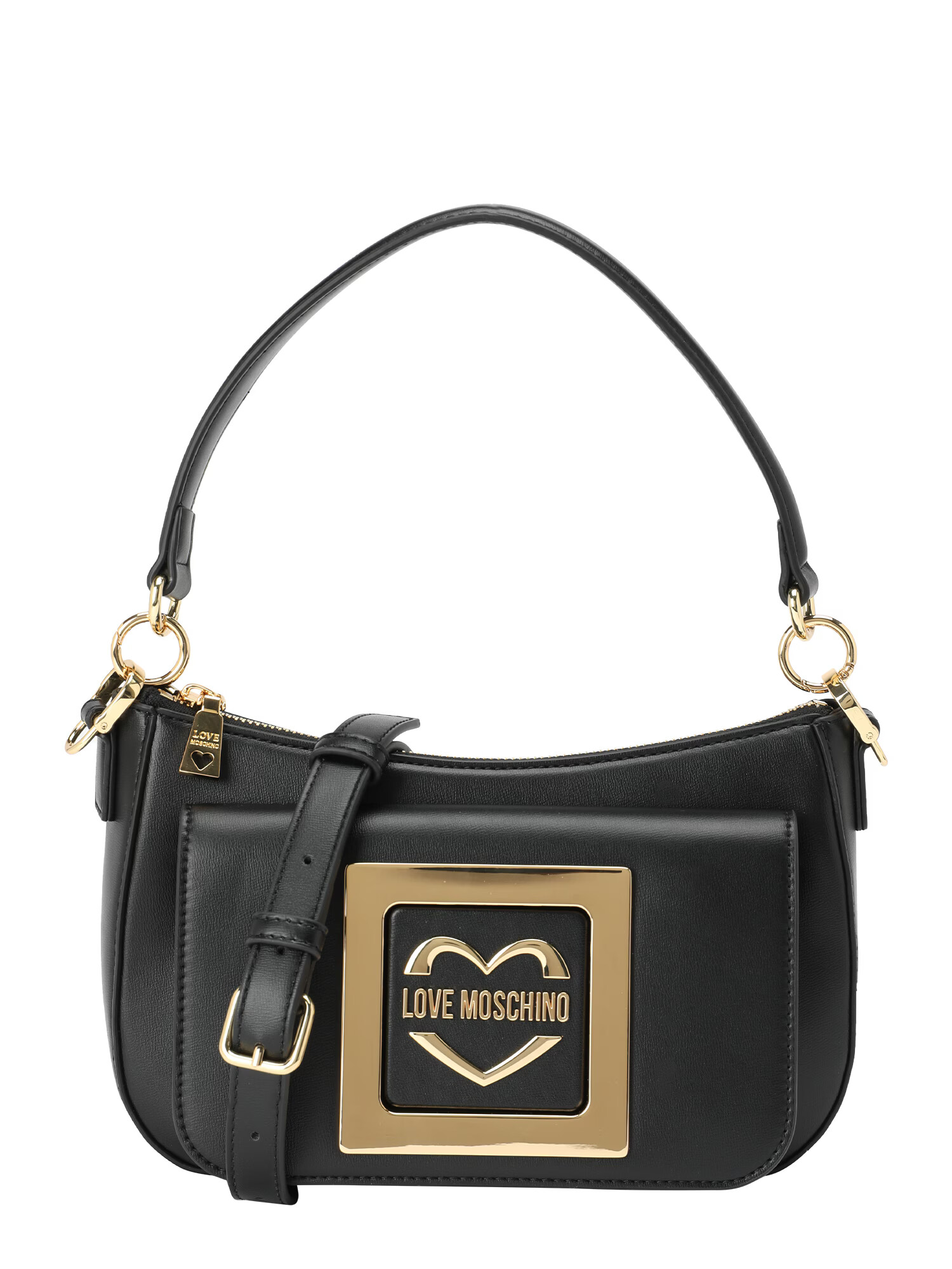 Love Moschino Torba za čez ramo zlata / črna - Pepit.si