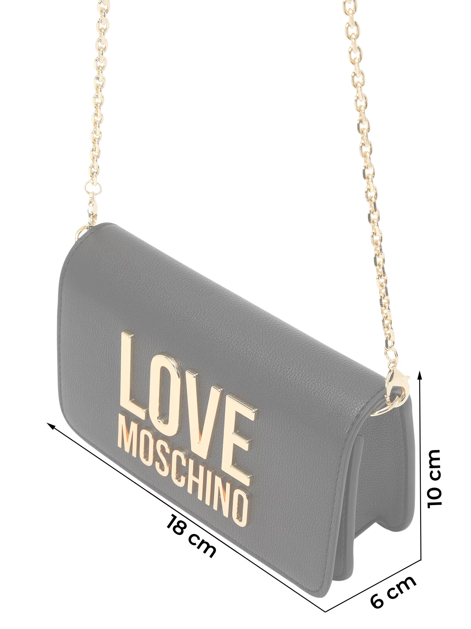 Love Moschino Torba za čez ramo zlata / črna - Pepit.si