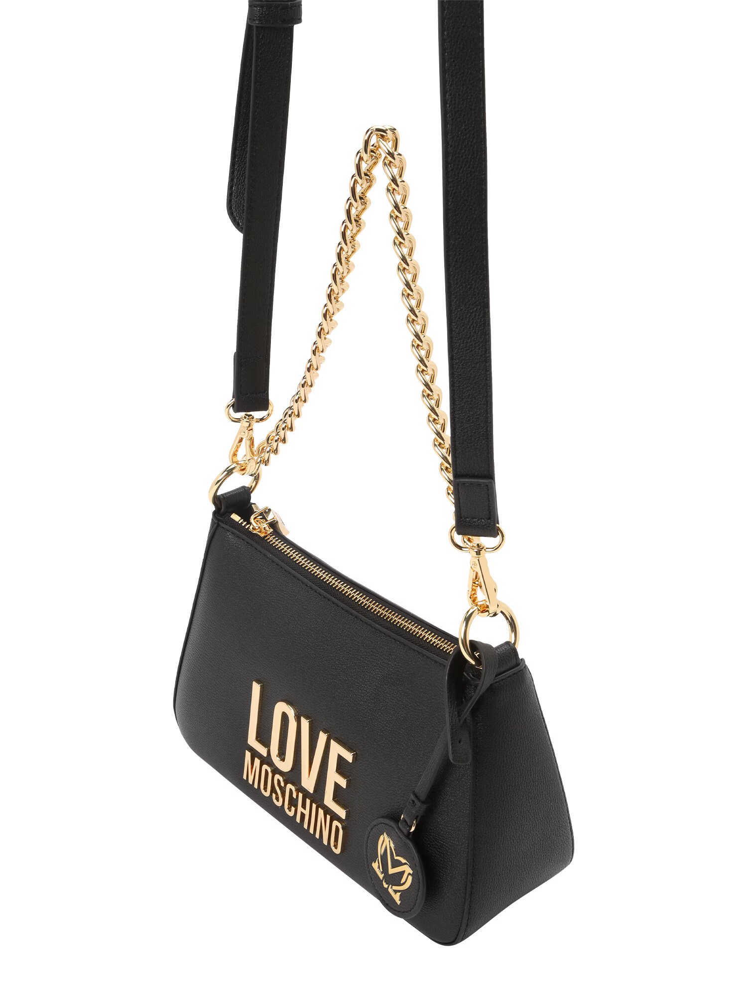 Love Moschino Torba za čez ramo zlata / črna - Pepit.si