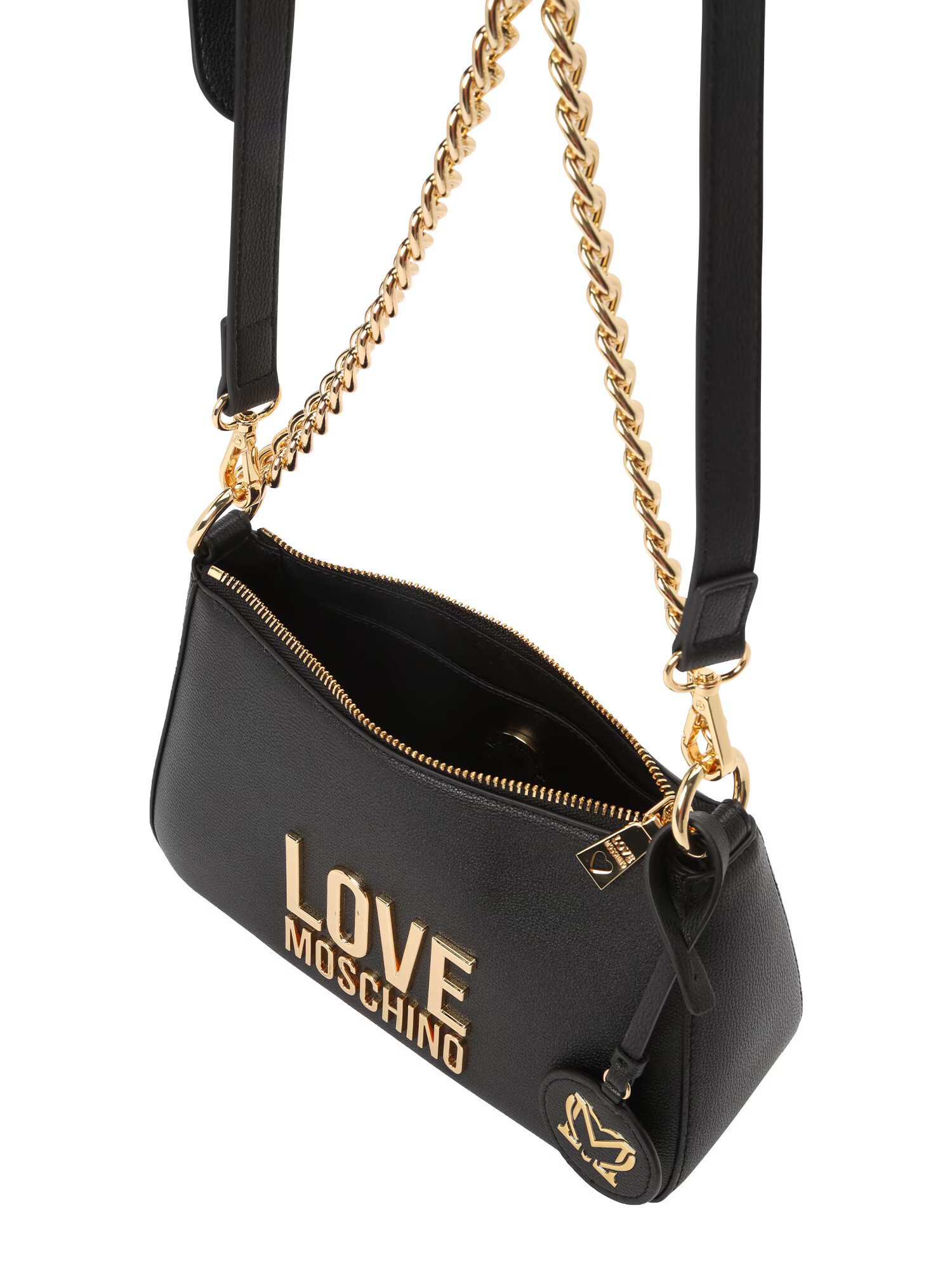 Love Moschino Torba za čez ramo zlata / črna - Pepit.si