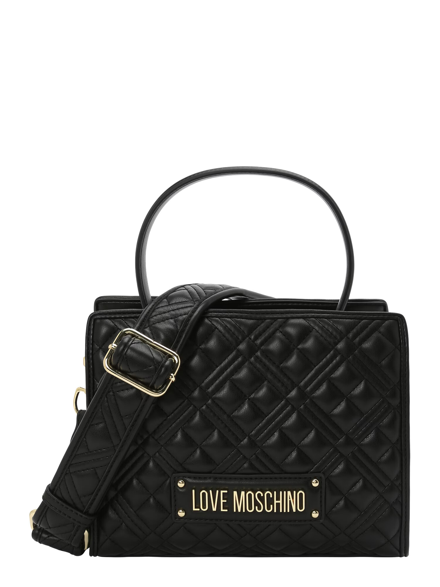 Love Moschino Torba za čez ramo zlata / črna - Pepit.si