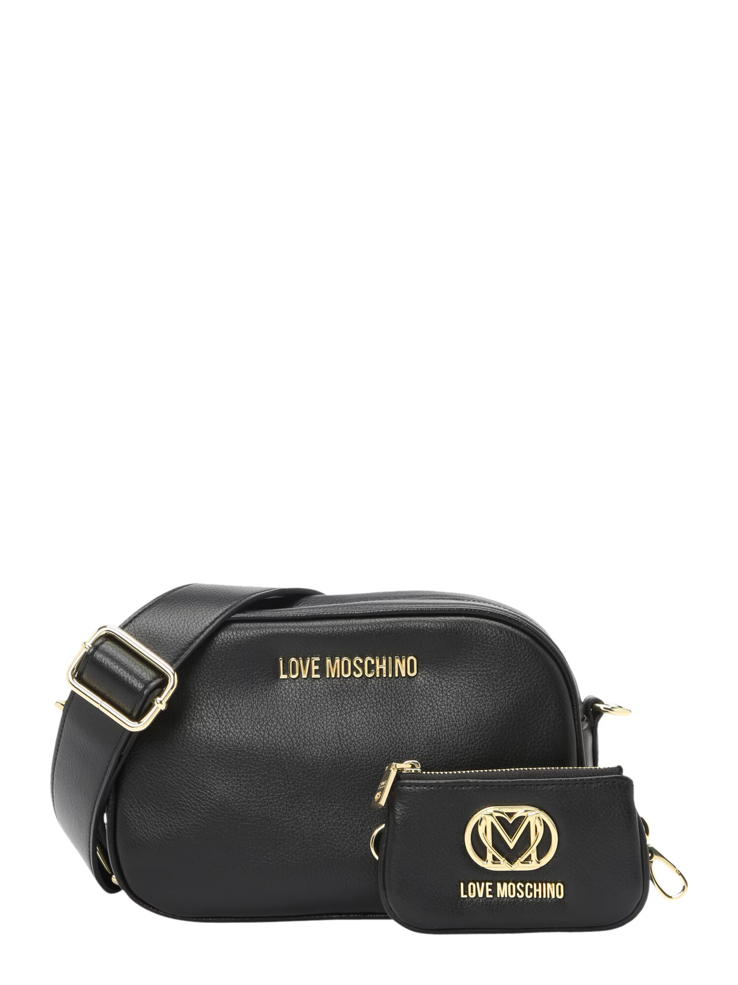 Love Moschino Torba za čez ramo zlata / črna - Pepit.si