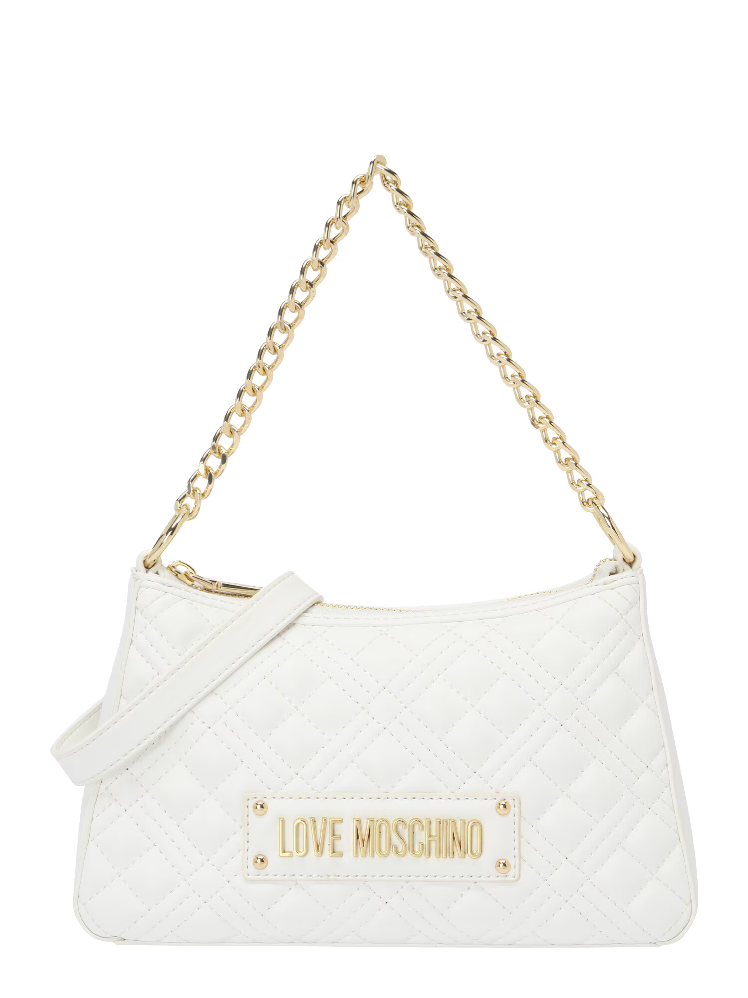 Love Moschino Torba za čez ramo zlata / off-bela - Pepit.si