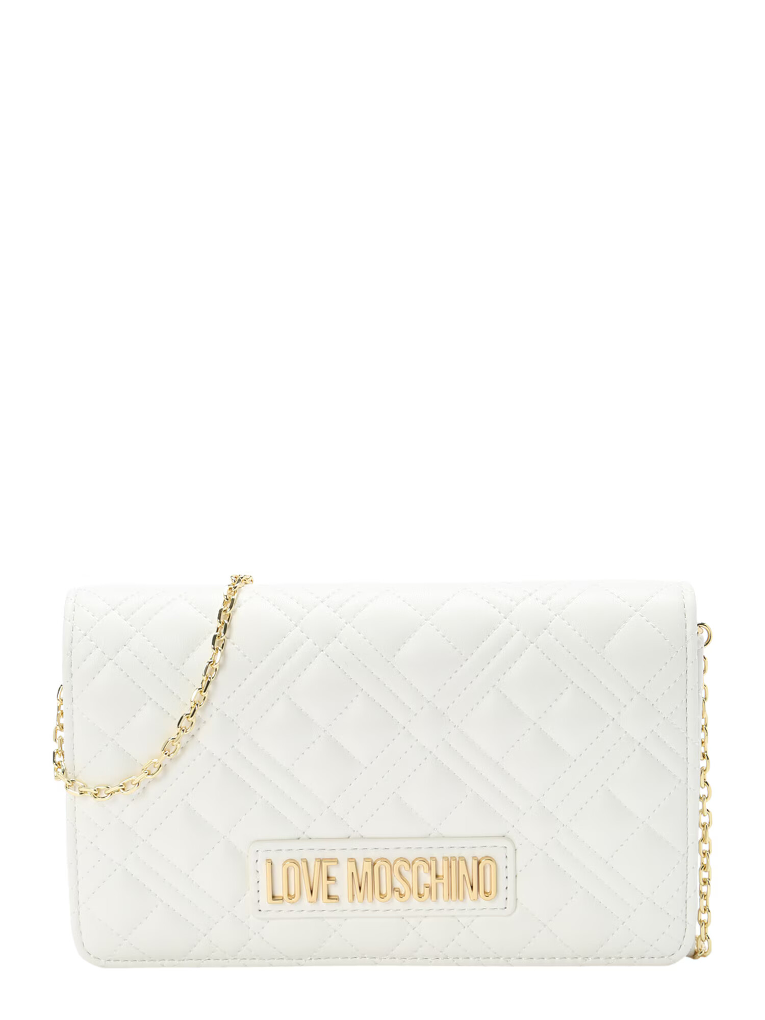 Love Moschino Torba za čez ramo zlata / off-bela - Pepit.si