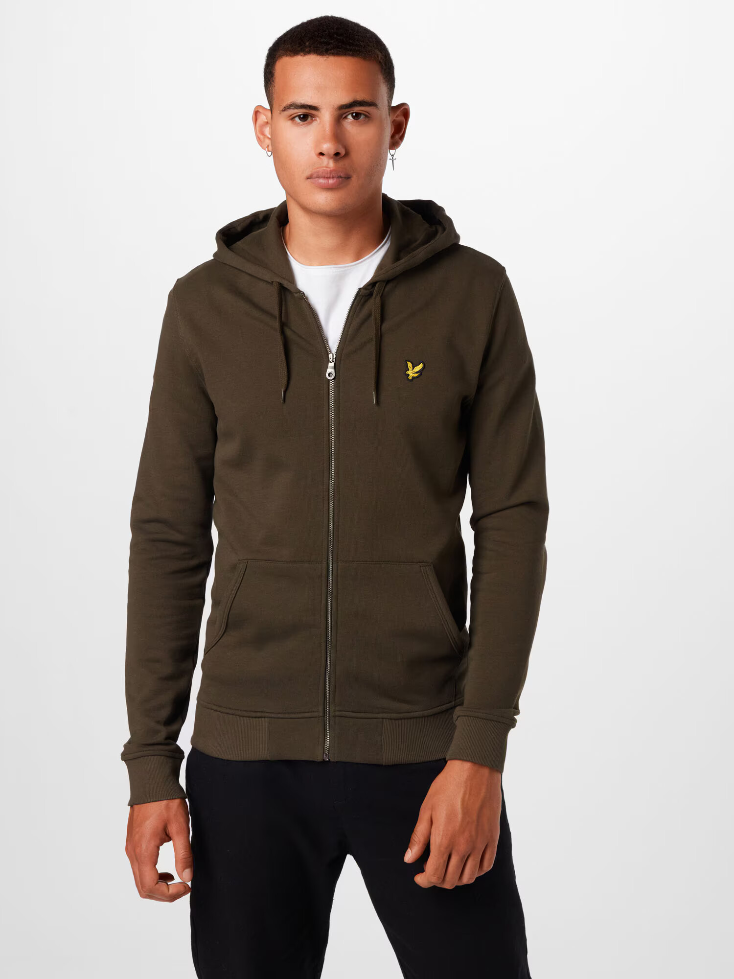 Lyle & Scott Jopa na zadrgo oliva - Pepit.si