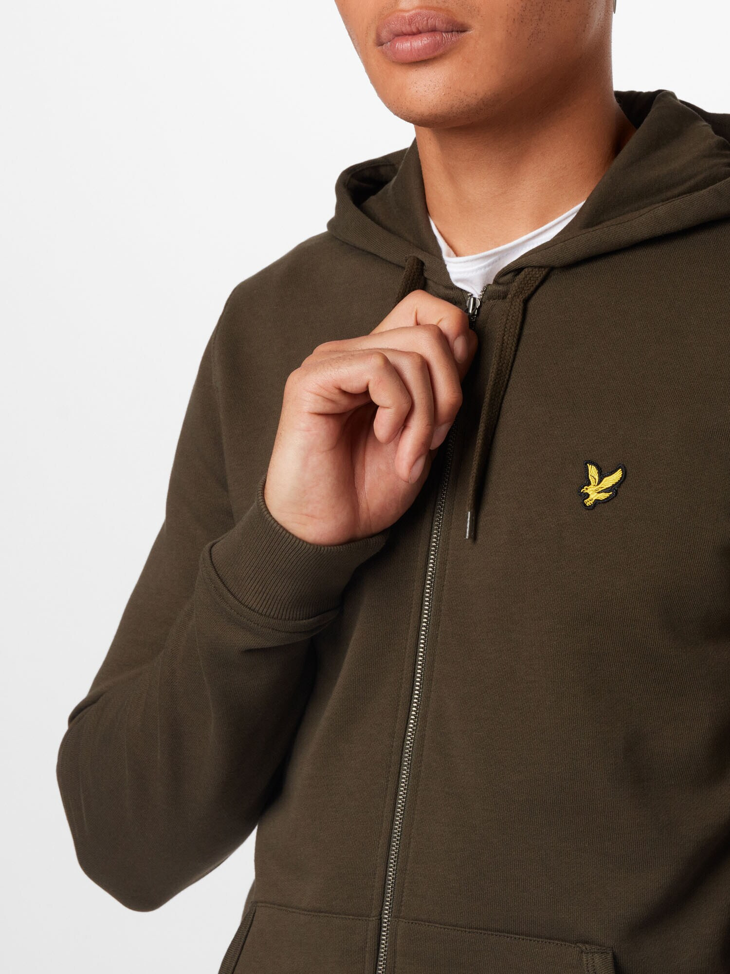 Lyle & Scott Jopa na zadrgo oliva - Pepit.si