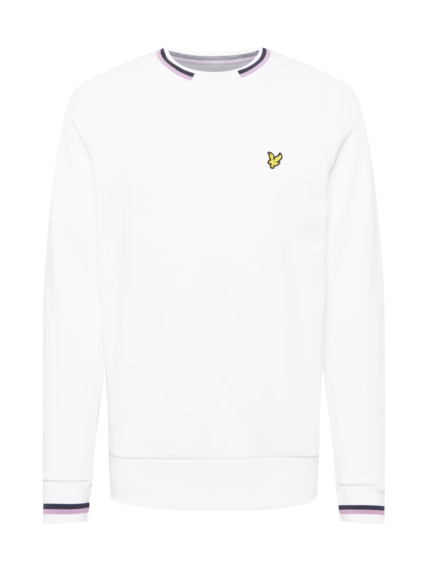 Lyle & Scott Majica bela / svetlo lila / rumena / sliva - Pepit.si