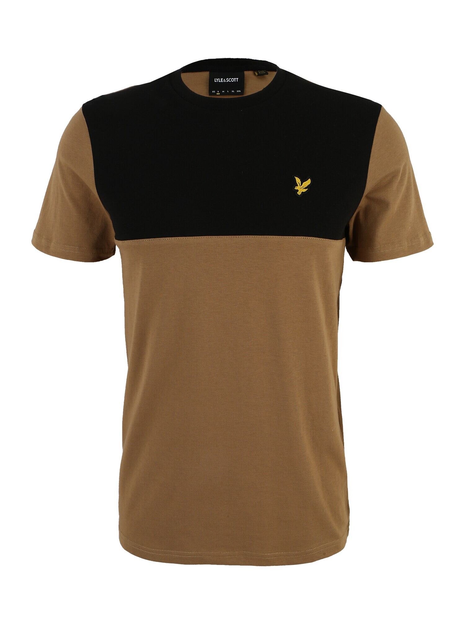 Lyle & Scott Majica kamela / rumena / črna - Pepit.si