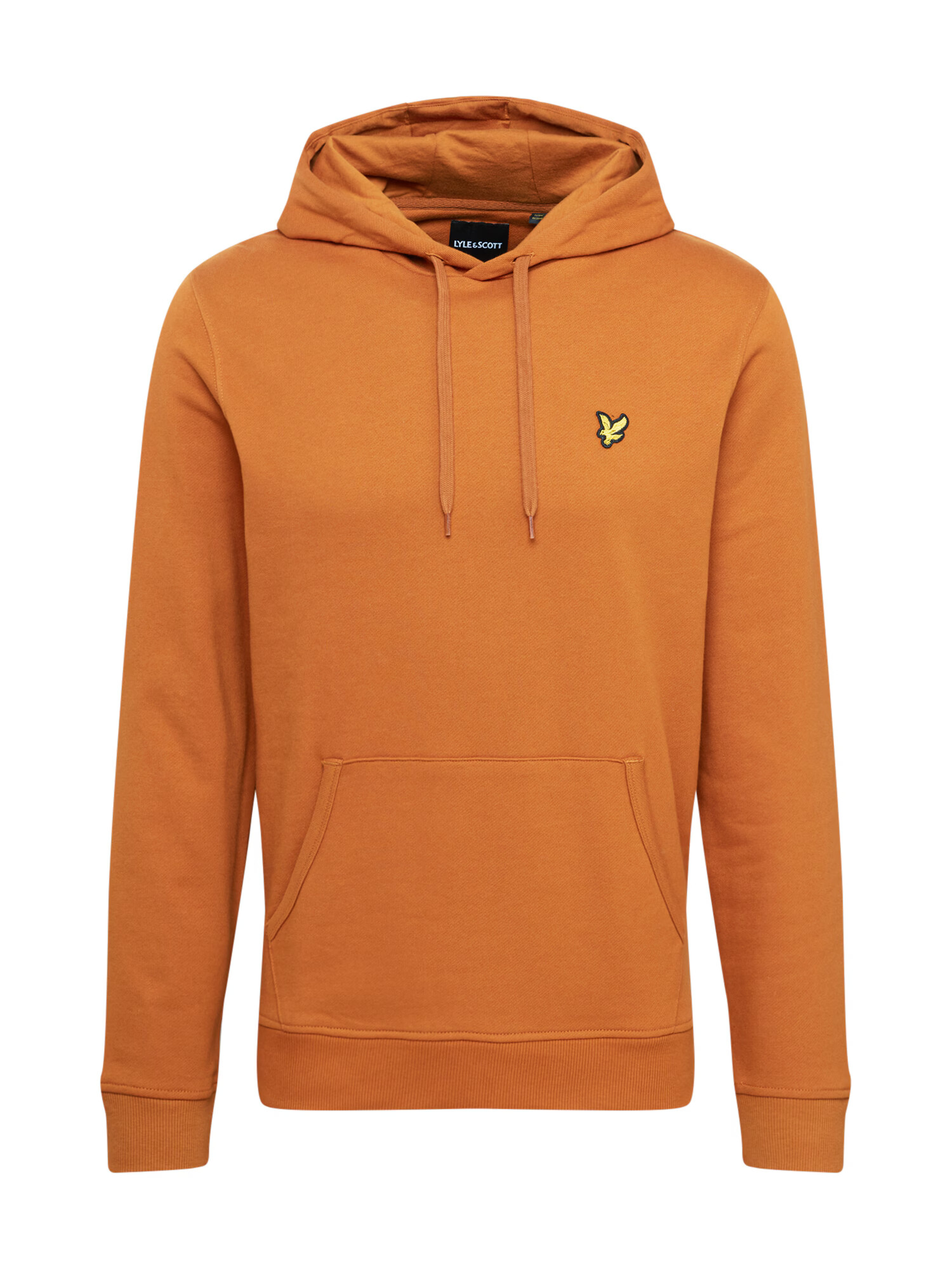 Lyle & Scott Majica temno oranžna / črna / rumena - Pepit.si