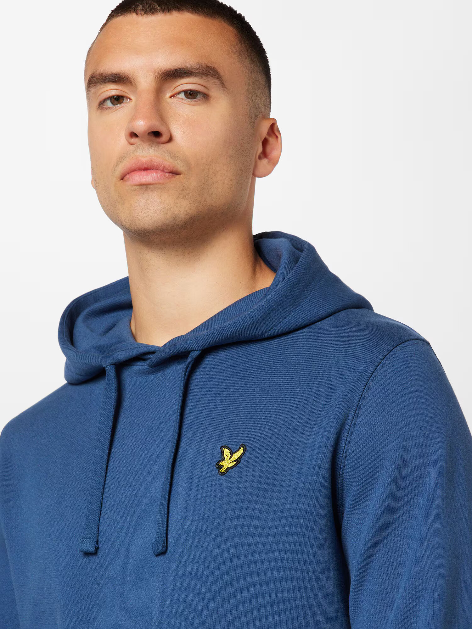 Lyle & Scott Majica modra / zlato-rumena / črna - Pepit.si