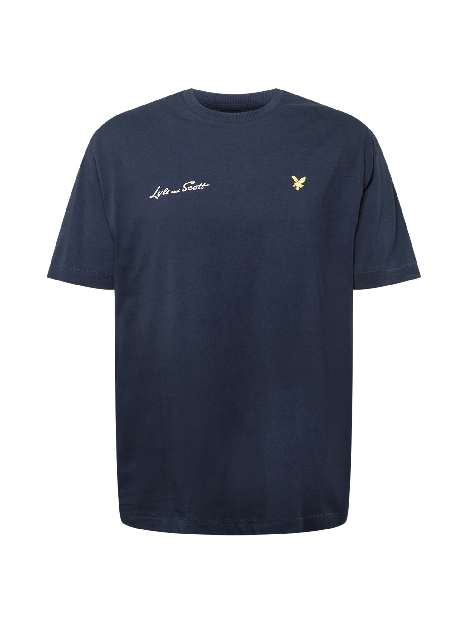 Lyle & Scott Majica mornarska / rumena / bela - Pepit.si