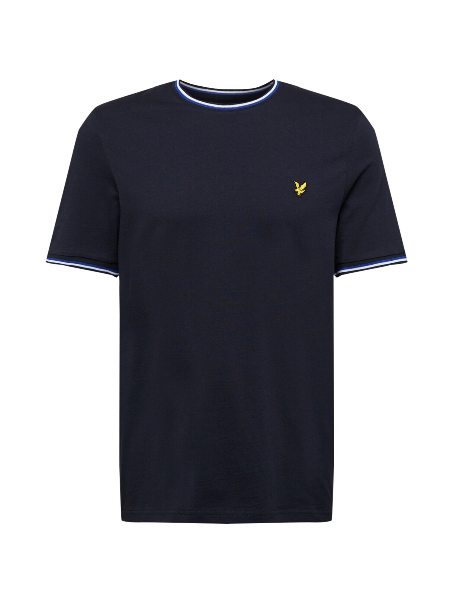 Lyle & Scott Majica mornarska / kraljevo modra / rumena / bela - Pepit.si