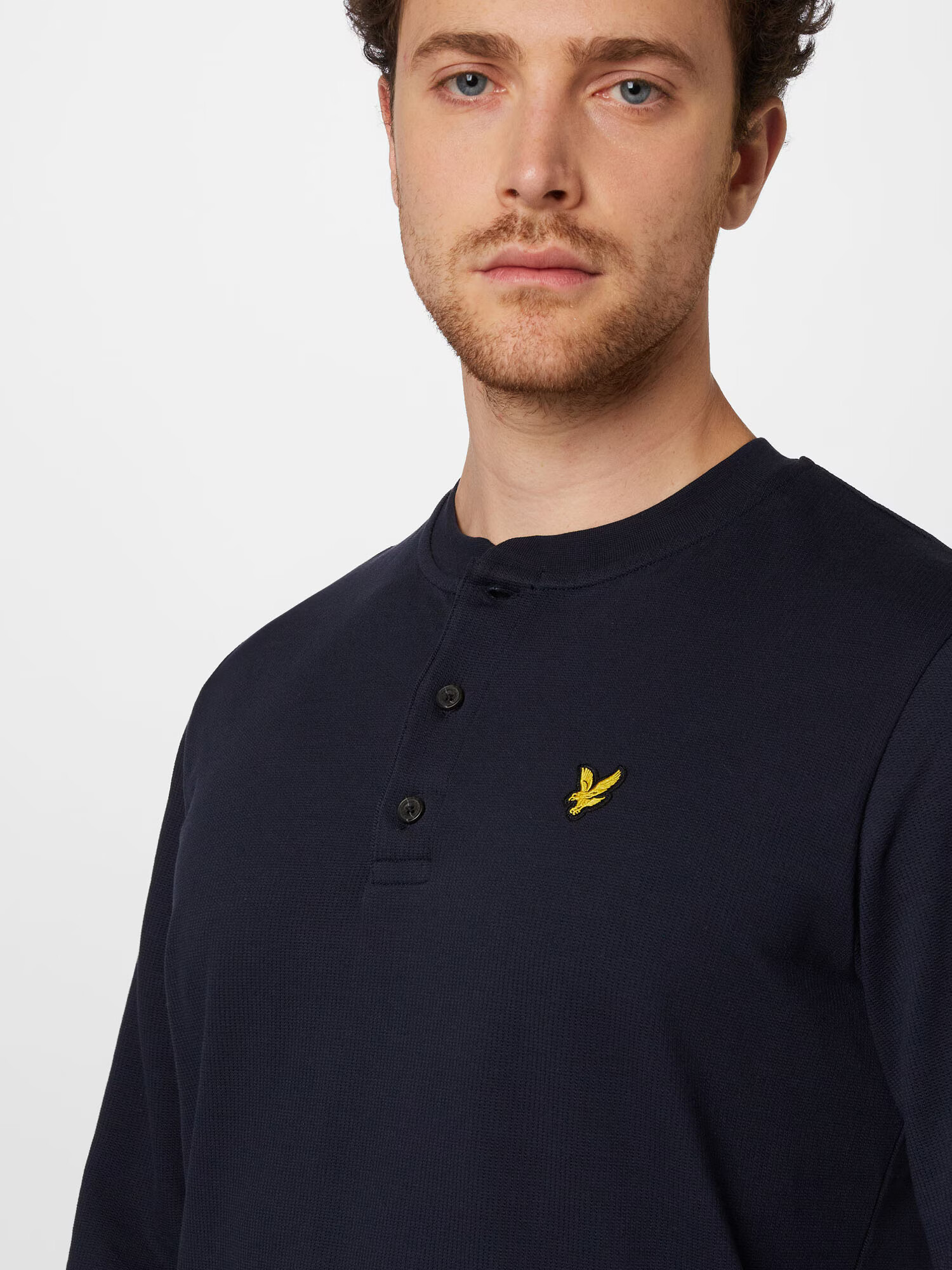 Lyle & Scott Majica mornarska / rumena - Pepit.si