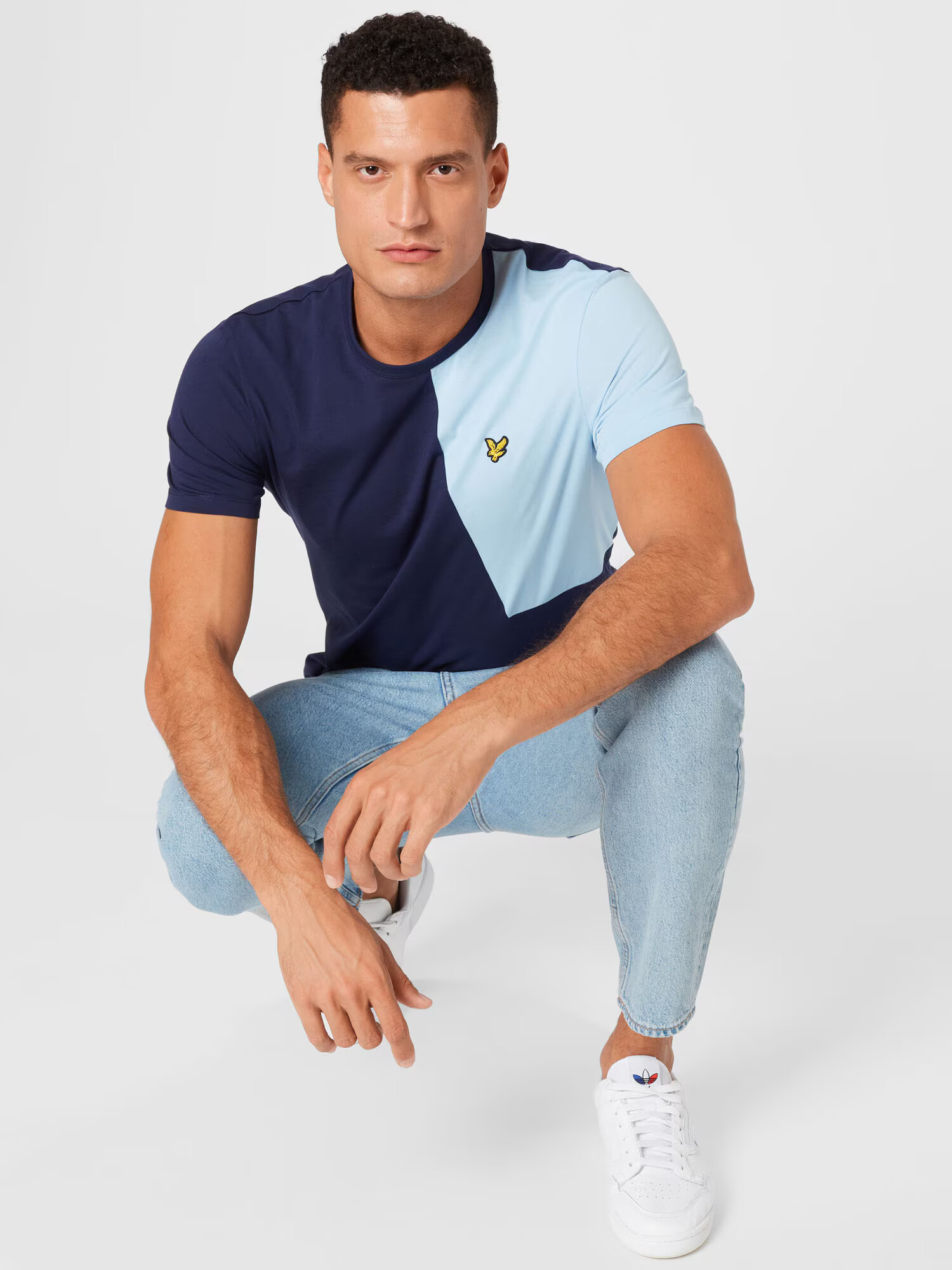 Lyle & Scott Majica mornarska / svetlo modra - Pepit.si