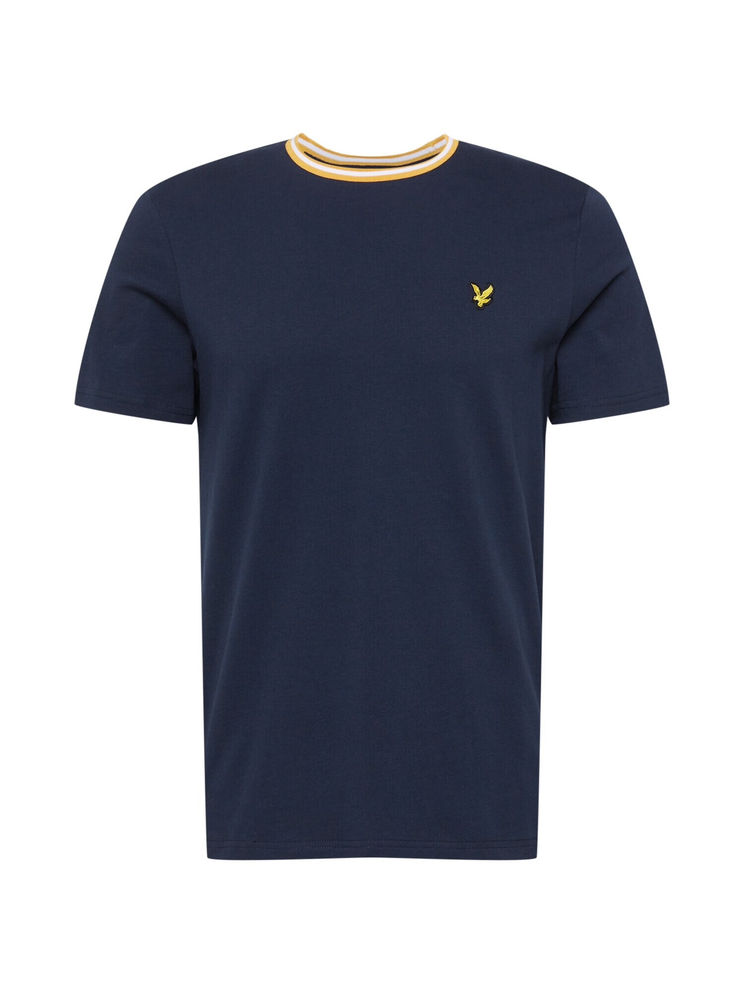 Lyle & Scott Majica mornarska / zlato-rumena / oranžna / črna / bela - Pepit.si