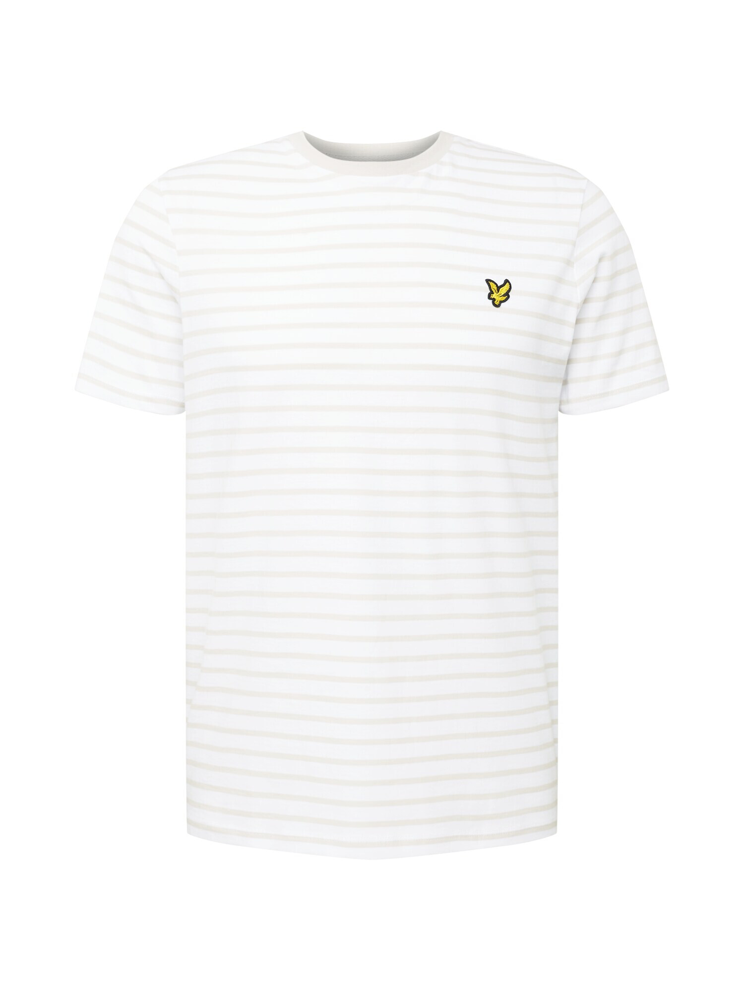 Lyle & Scott Majica bež / rumena / črna / off-bela - Pepit.si