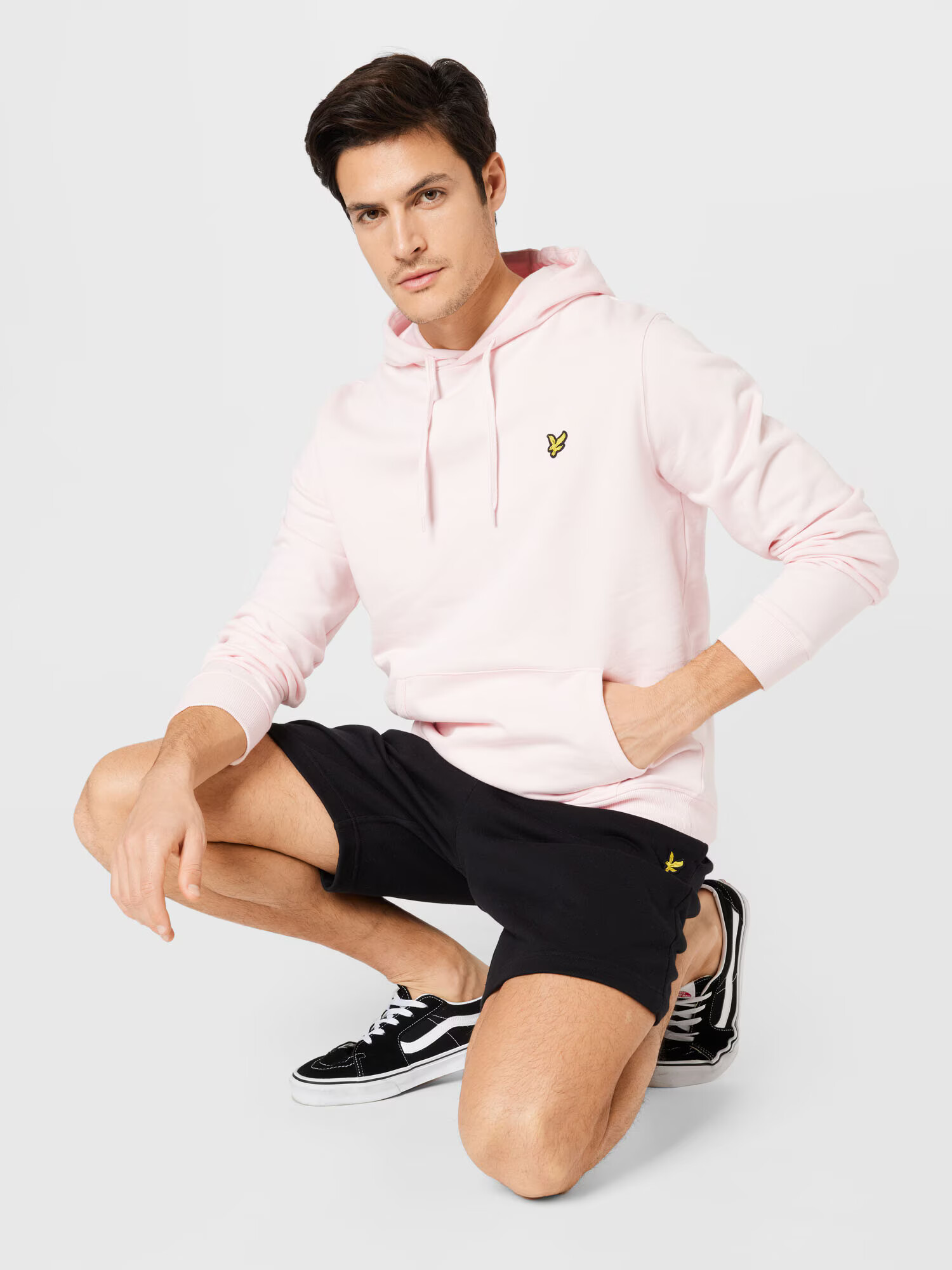 Lyle & Scott Majica pastelno roza - Pepit.si