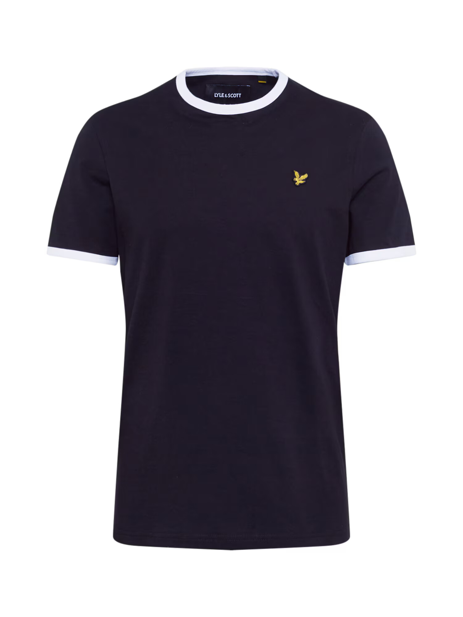 Lyle & Scott Majica 'Ringer' bela / črna - Pepit.si