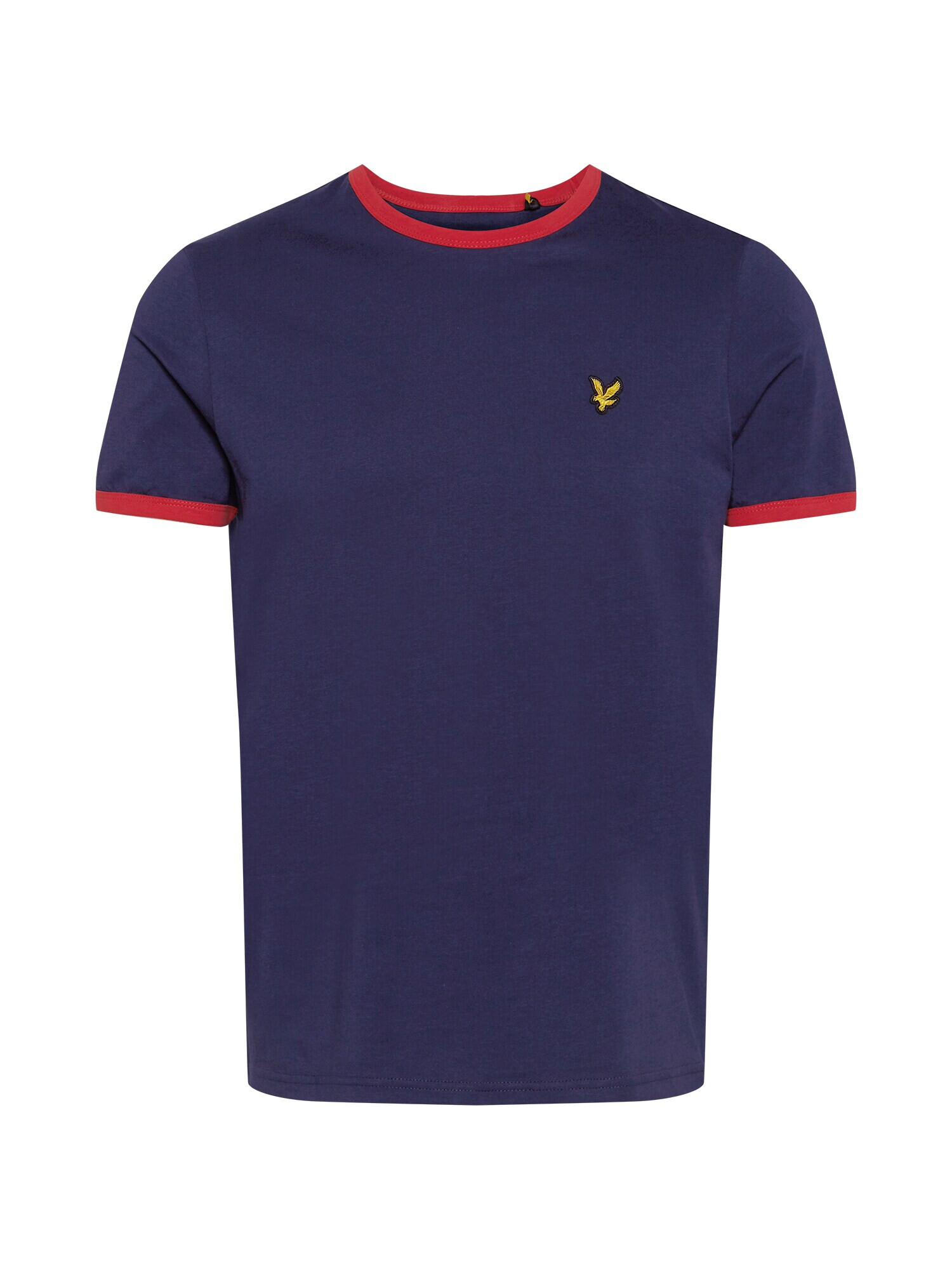 Lyle & Scott Majica 'Ringer' mornarska / rdeča / rumena - Pepit.si