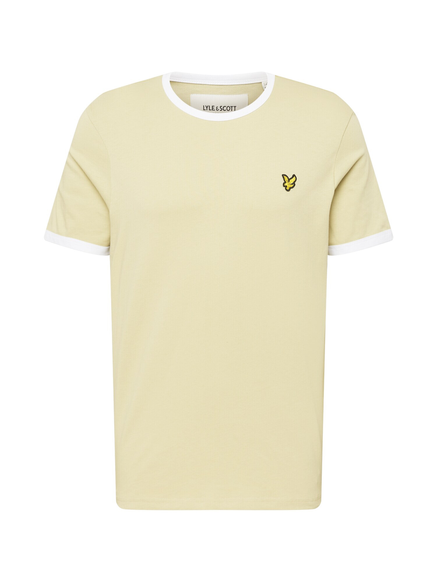 Lyle & Scott Majica 'Ringer' rumena / trst / črna - Pepit.si