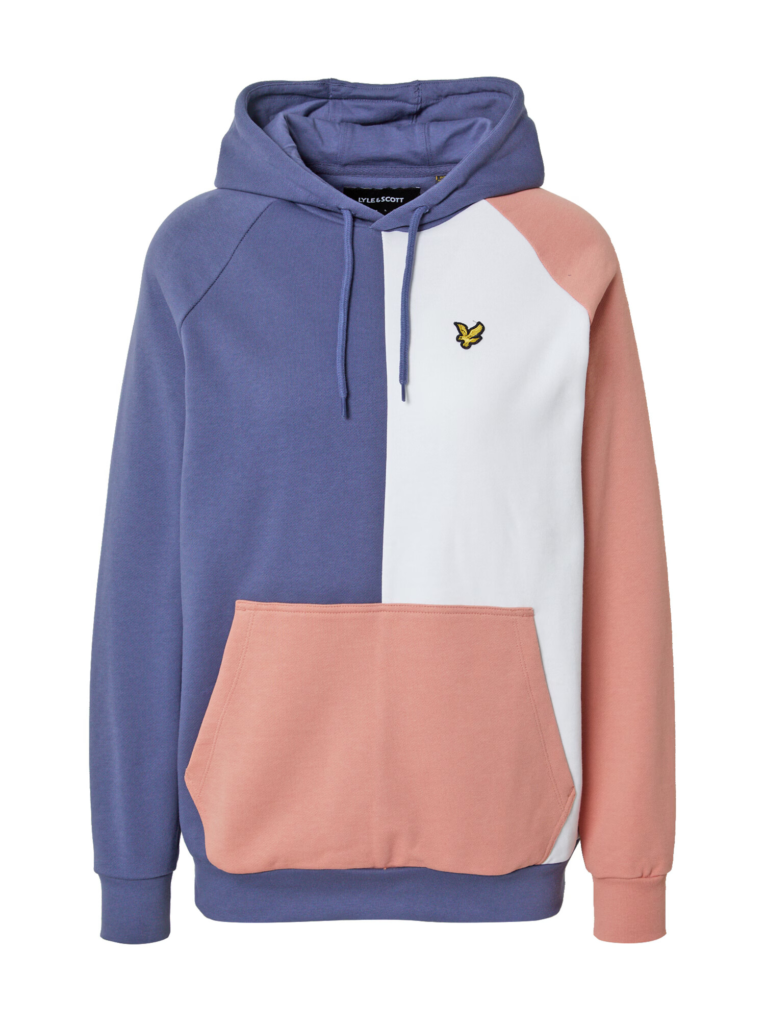 Lyle & Scott Majica rosé / bela / golobje modra - Pepit.si