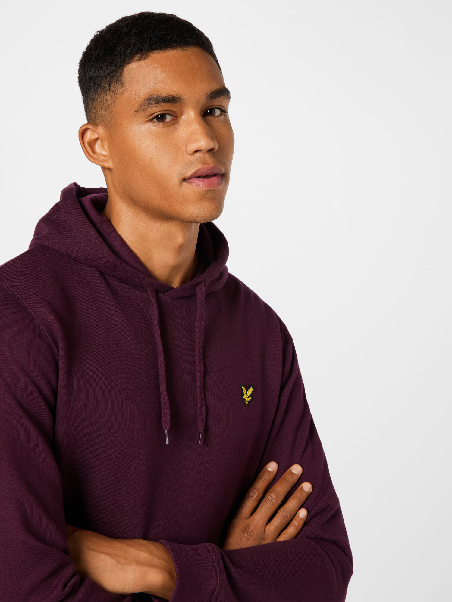 Lyle & Scott Majica rumena / bordo - Pepit.si