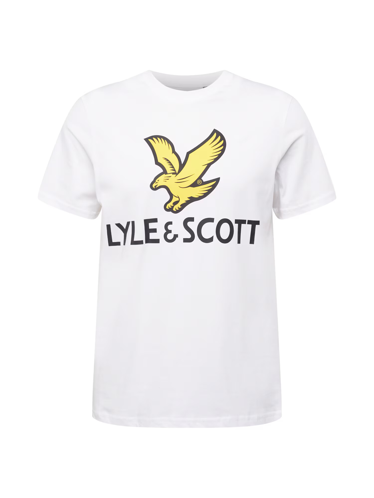 Lyle & Scott Majica rumena / črna / bela - Pepit.si