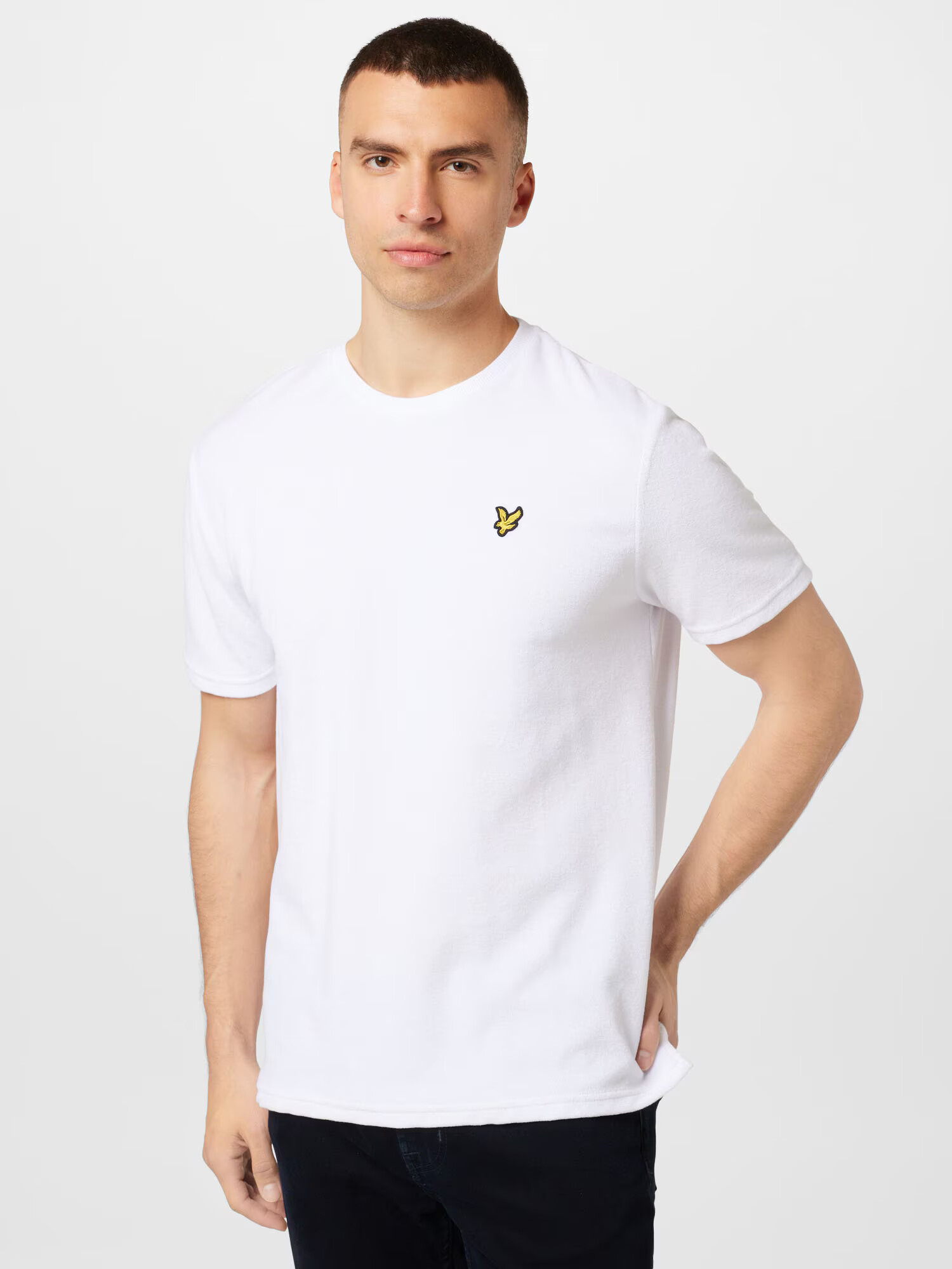 Lyle & Scott Majica rumena / črna / bela - Pepit.si