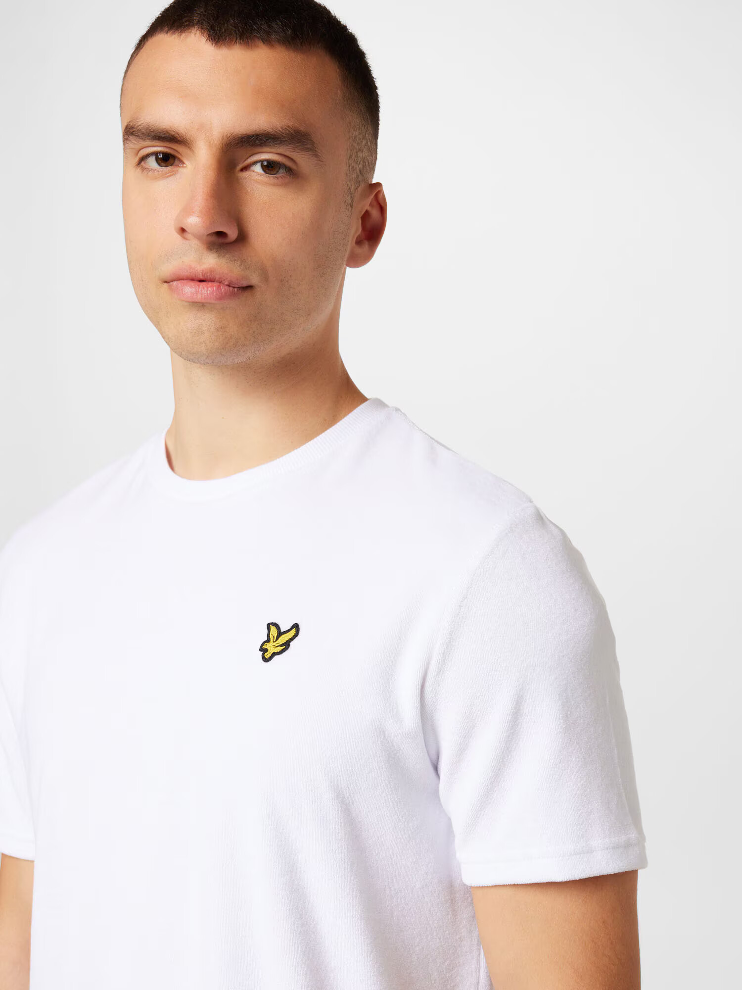 Lyle & Scott Majica rumena / črna / bela - Pepit.si