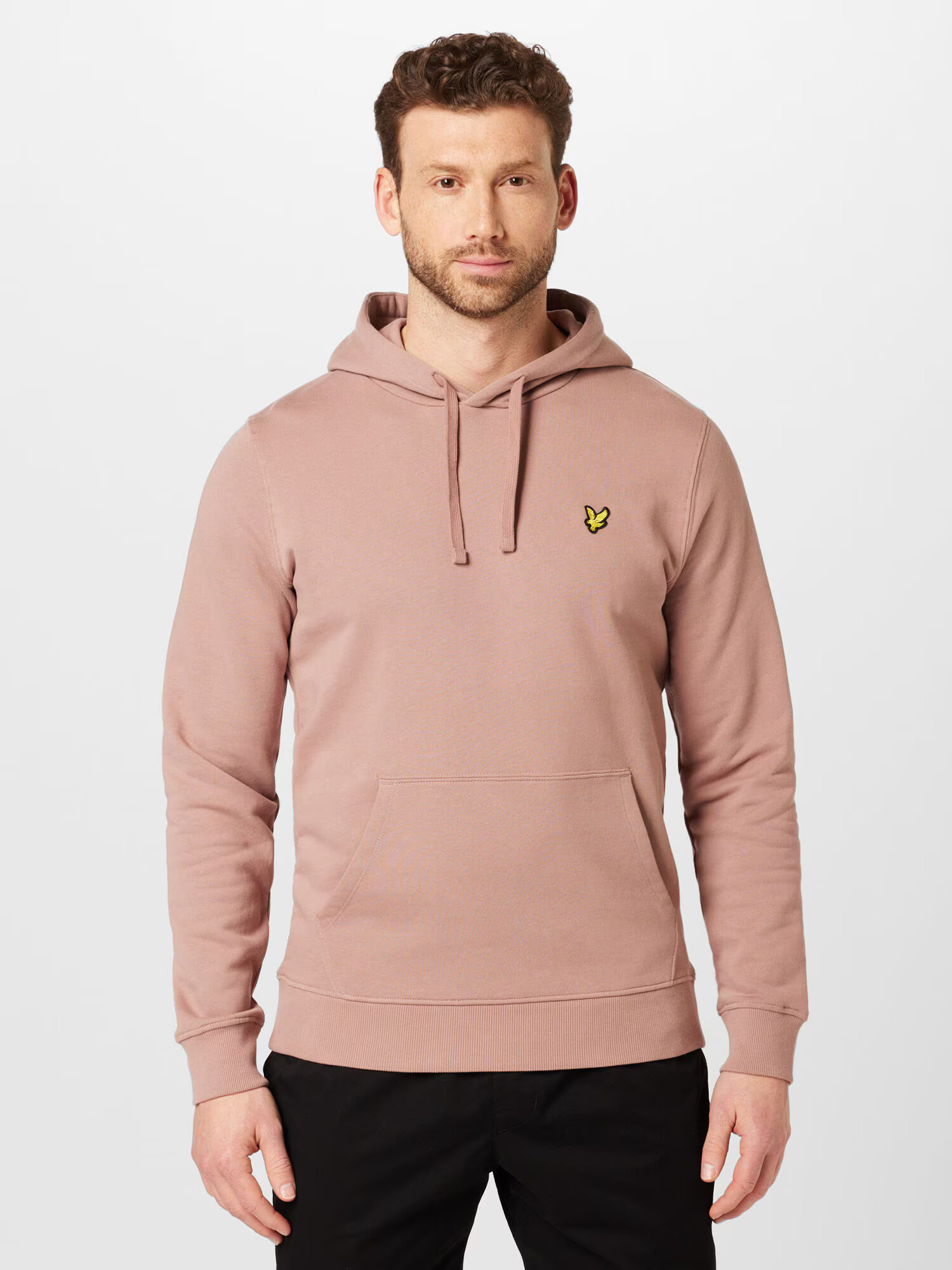 Lyle & Scott Majica rumena / rosé / črna - Pepit.si