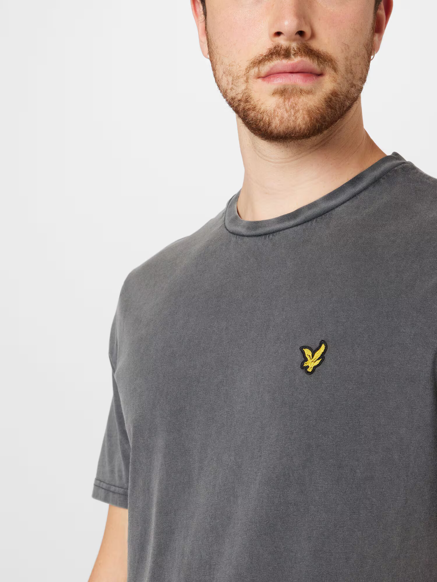 Lyle & Scott Majica rumena / temno siva / črna - Pepit.si