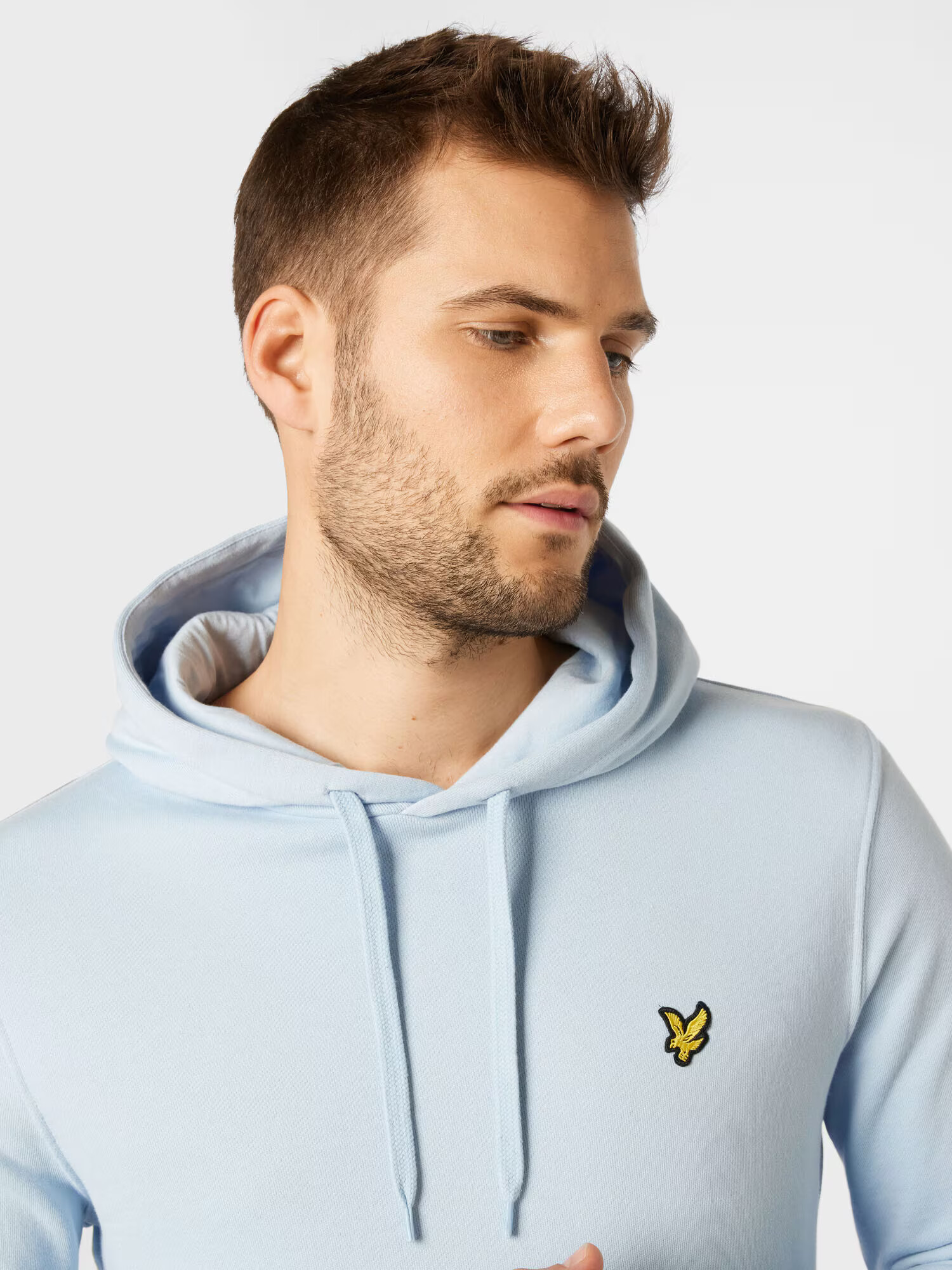 Lyle & Scott Majica svetlo modra / rumena / črna - Pepit.si