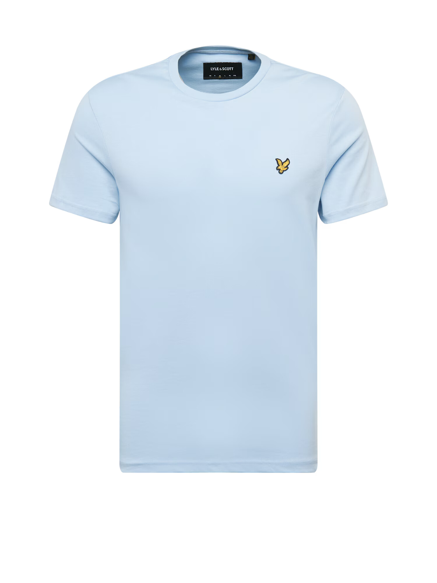 Lyle & Scott Majica svetlo modra / zlato-rumena / črna - Pepit.si