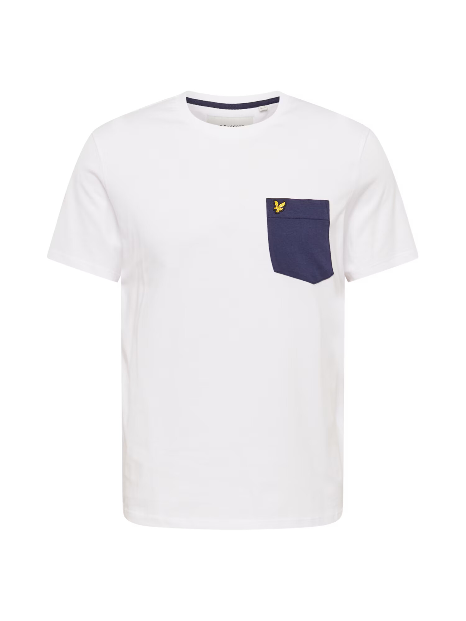 Lyle & Scott Majica temno modra / temno rumena / bela - Pepit.si