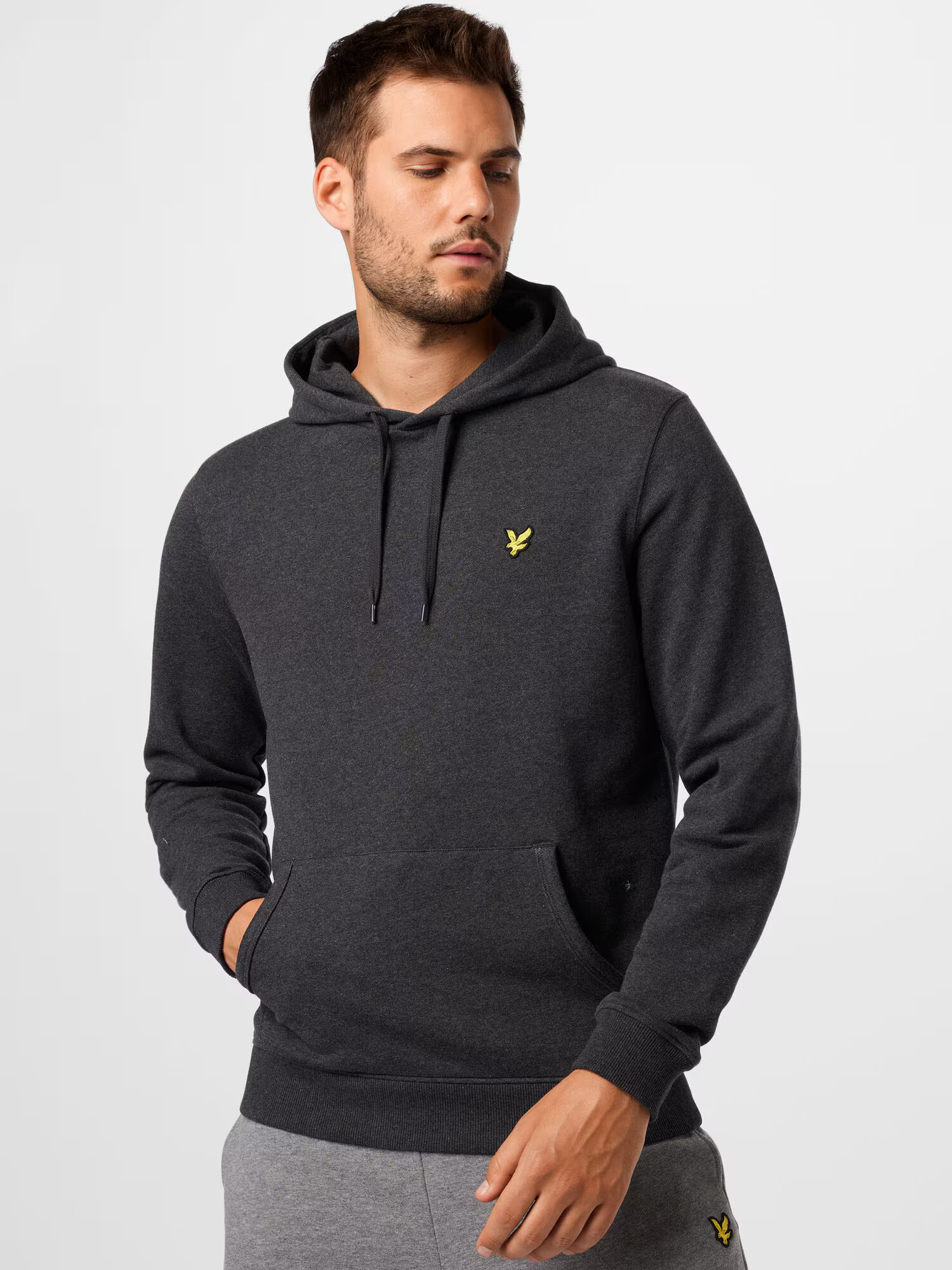 Lyle & Scott Majica rumena / temno siva / črna - Pepit.si