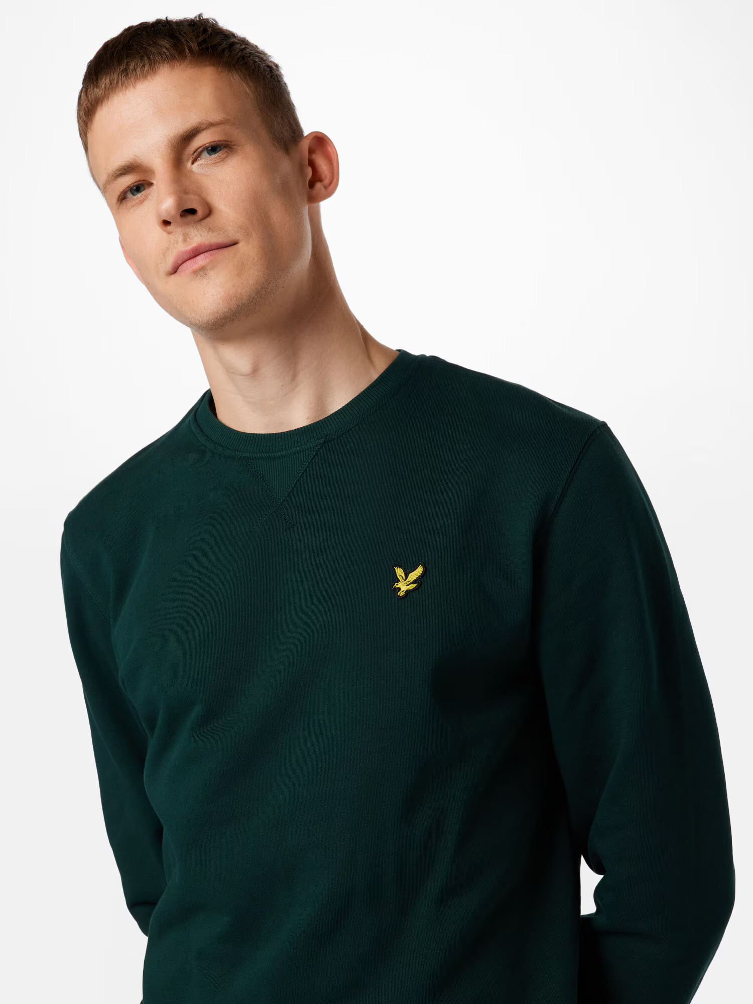 Lyle & Scott Majica zlato-rumena / temno zelena / črna - Pepit.si