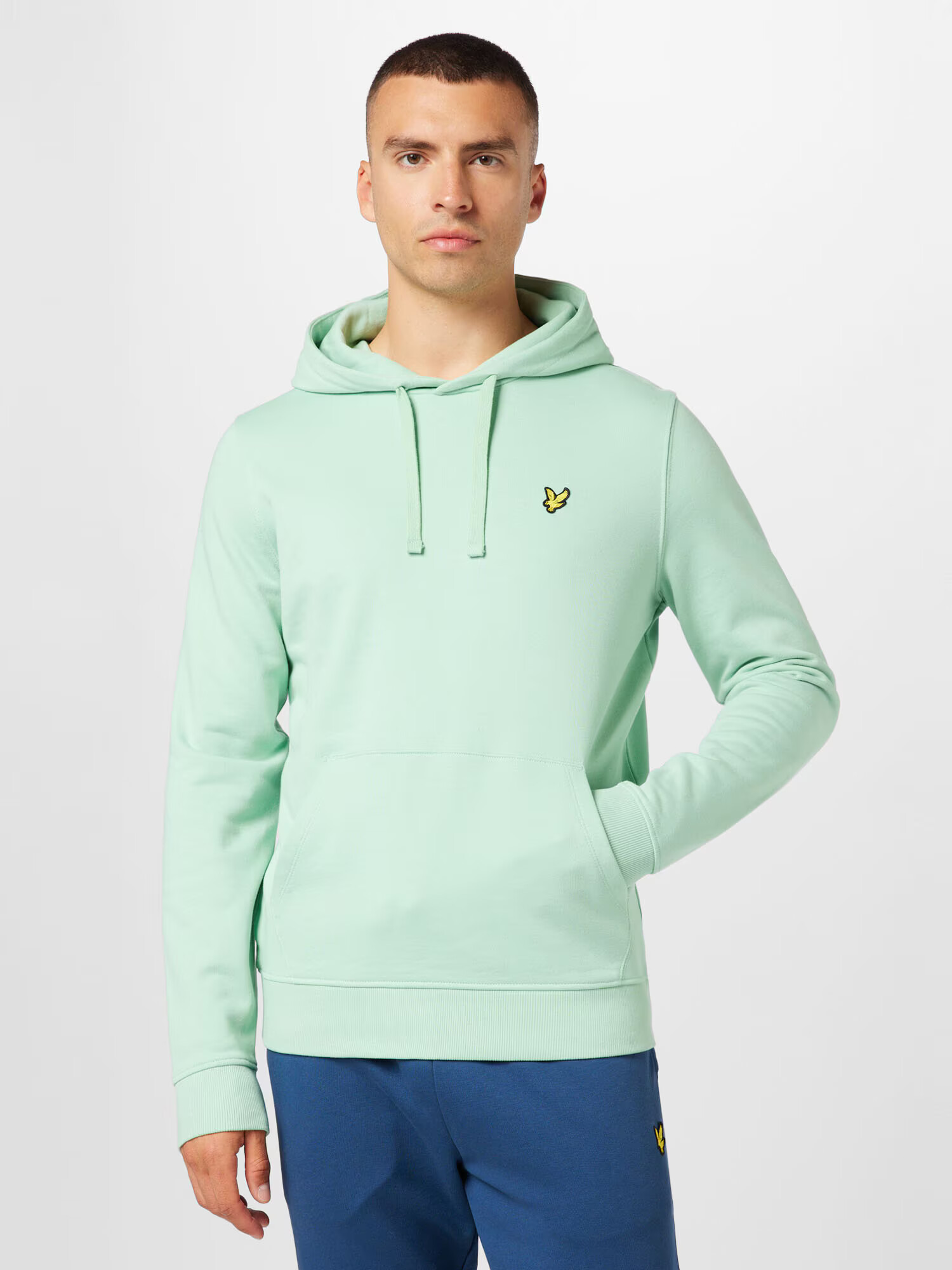 Lyle & Scott Majica turkizna / rumena / črna - Pepit.si