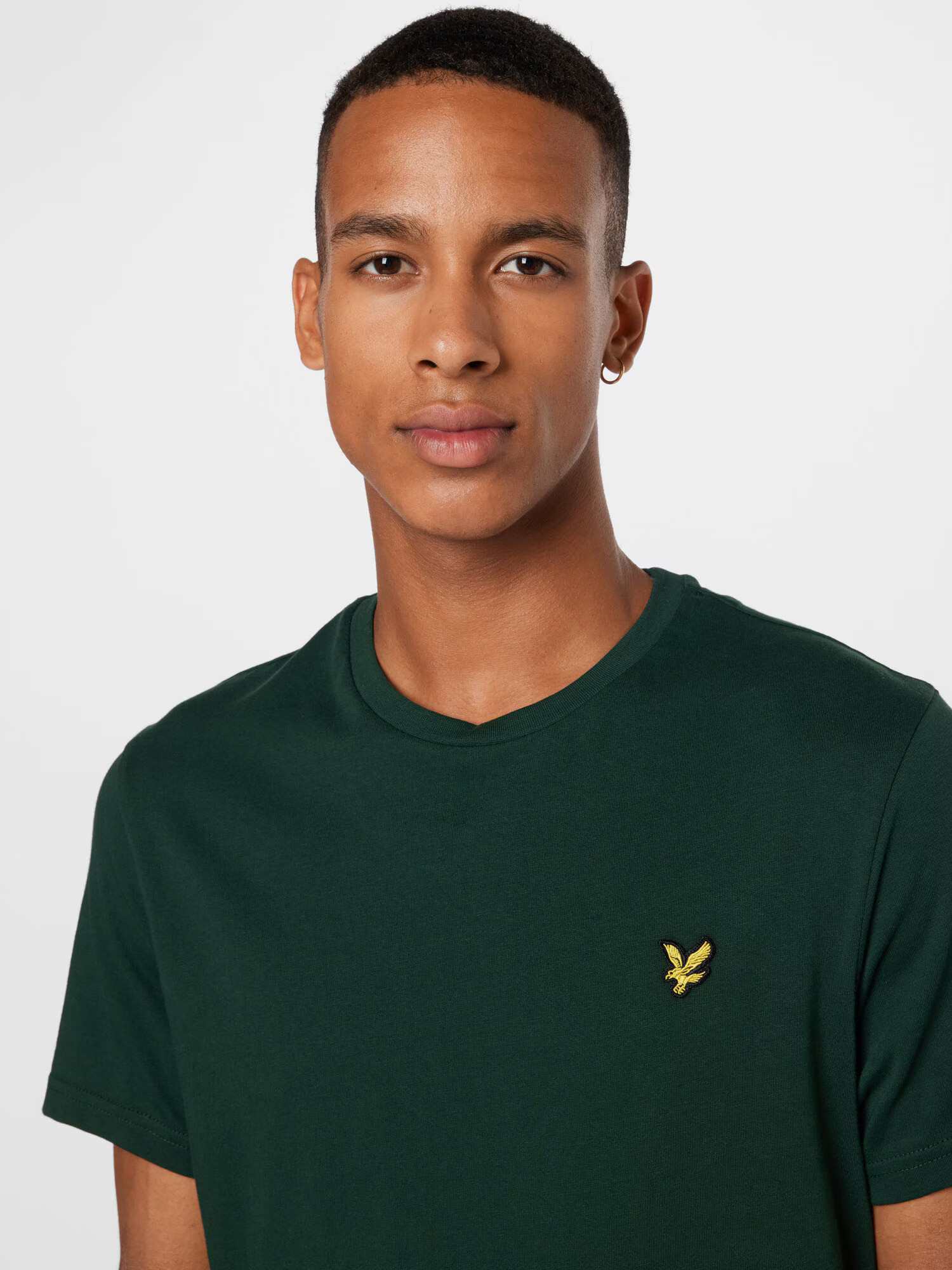 Lyle & Scott Majica zlata / jelka / črna - Pepit.si